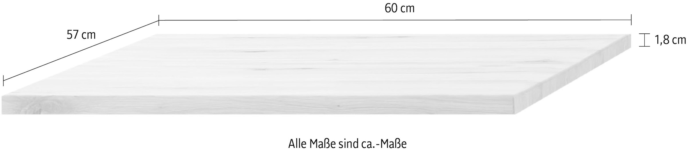 Home affaire Einlegeboden »Chamara« in 2 verschiedenen Größen erhältlich für Schrank Chamara