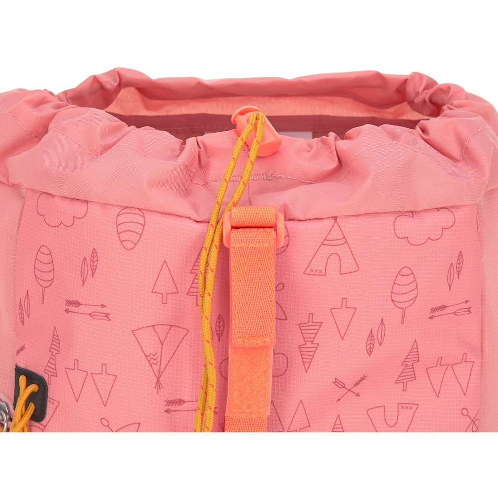 LÄSSIG Kinderrucksack »Adventure, rose, Big Backpack«, inkl. thermoisolierter Sitzunterlage; aus recyceltem Material