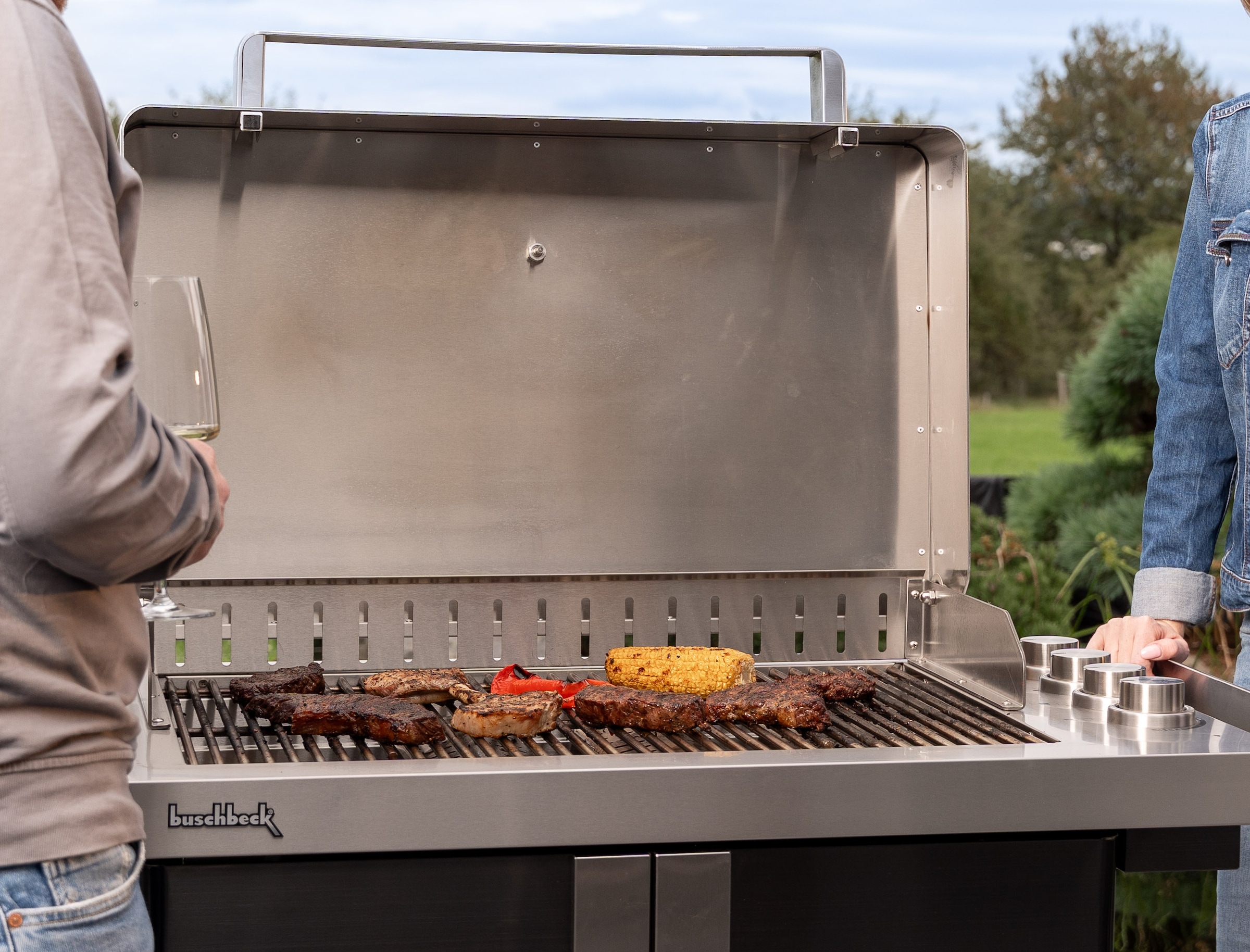 Buschbeck Gasgrill »Premium« Leistungsstarker Gasgrill für vielseitigem Grillgenuss