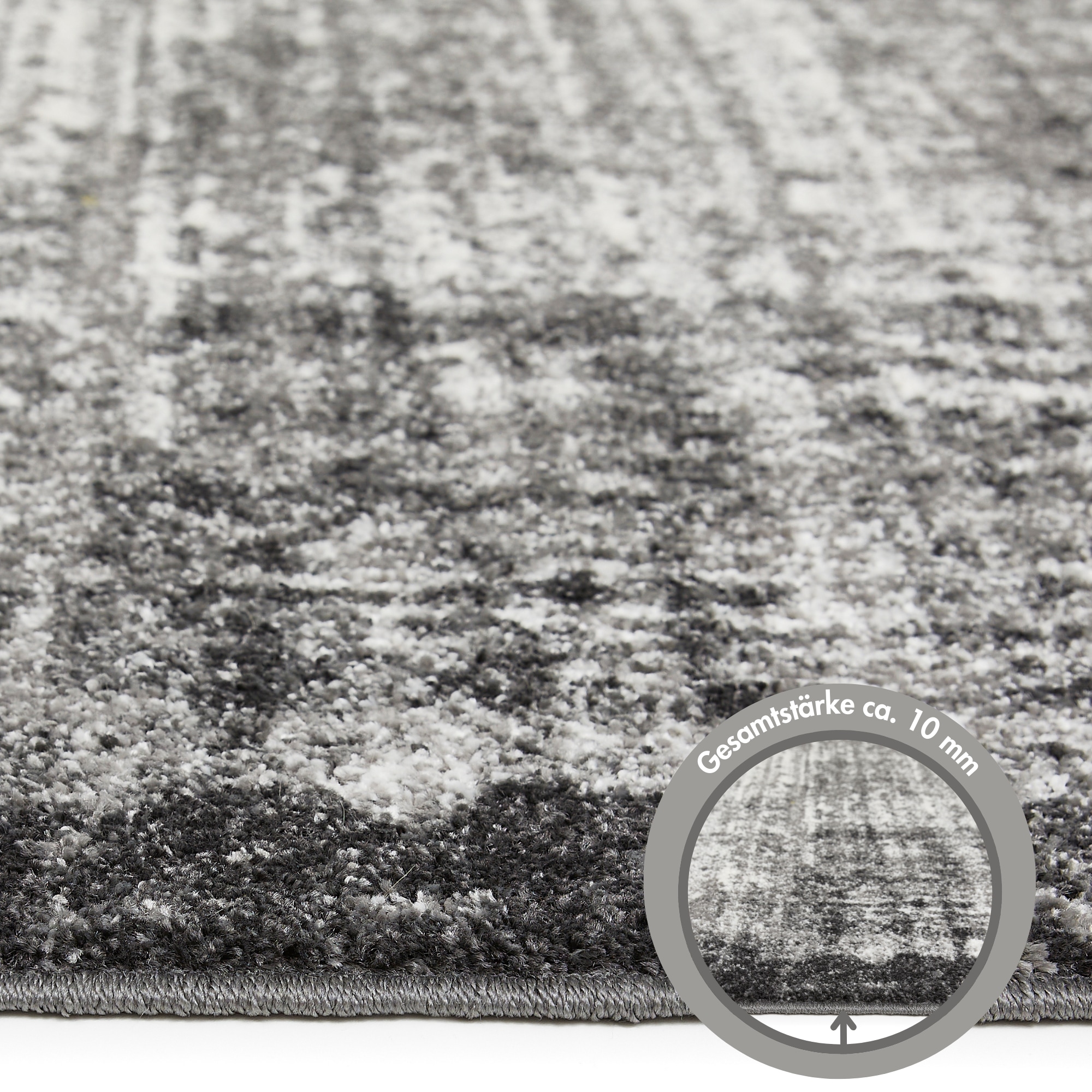 Andiamo Teppich »Campos«, rechteckig, 10 mm Höhe, Kurzflor, modernes Design, Wohnzimmer
