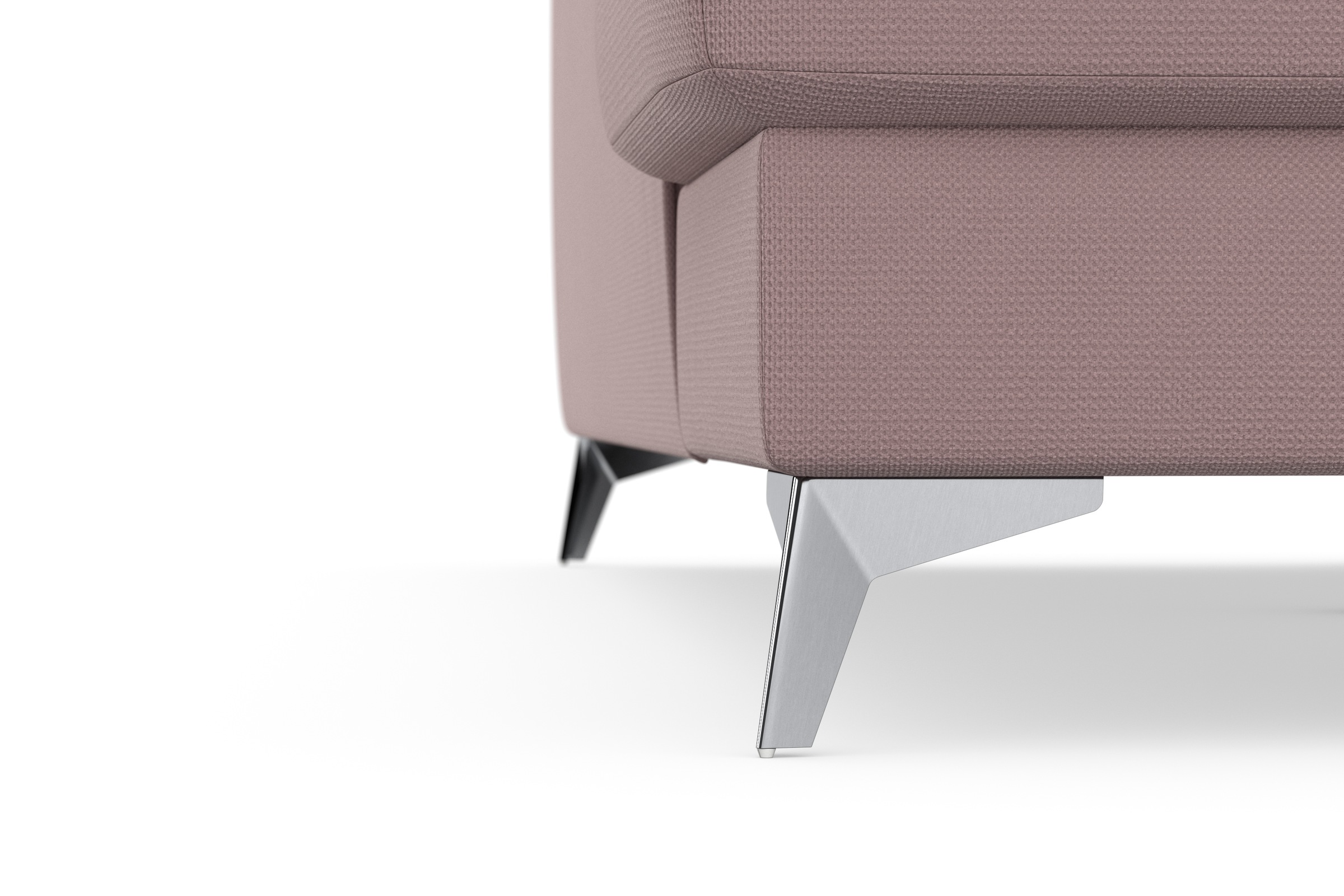sit&more Ecksofa »Sinatra L-Form«, mit Ottomane, optional mit Kopfteilverstellung und Armteilfunktion
