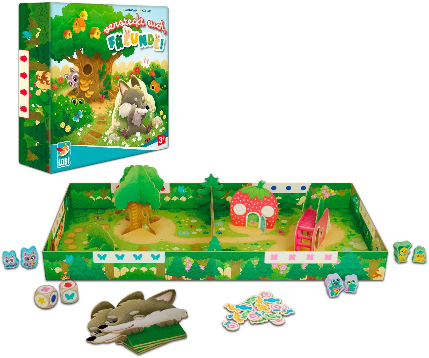 LOKI Spiel »Versteckt euch, Freunde!«