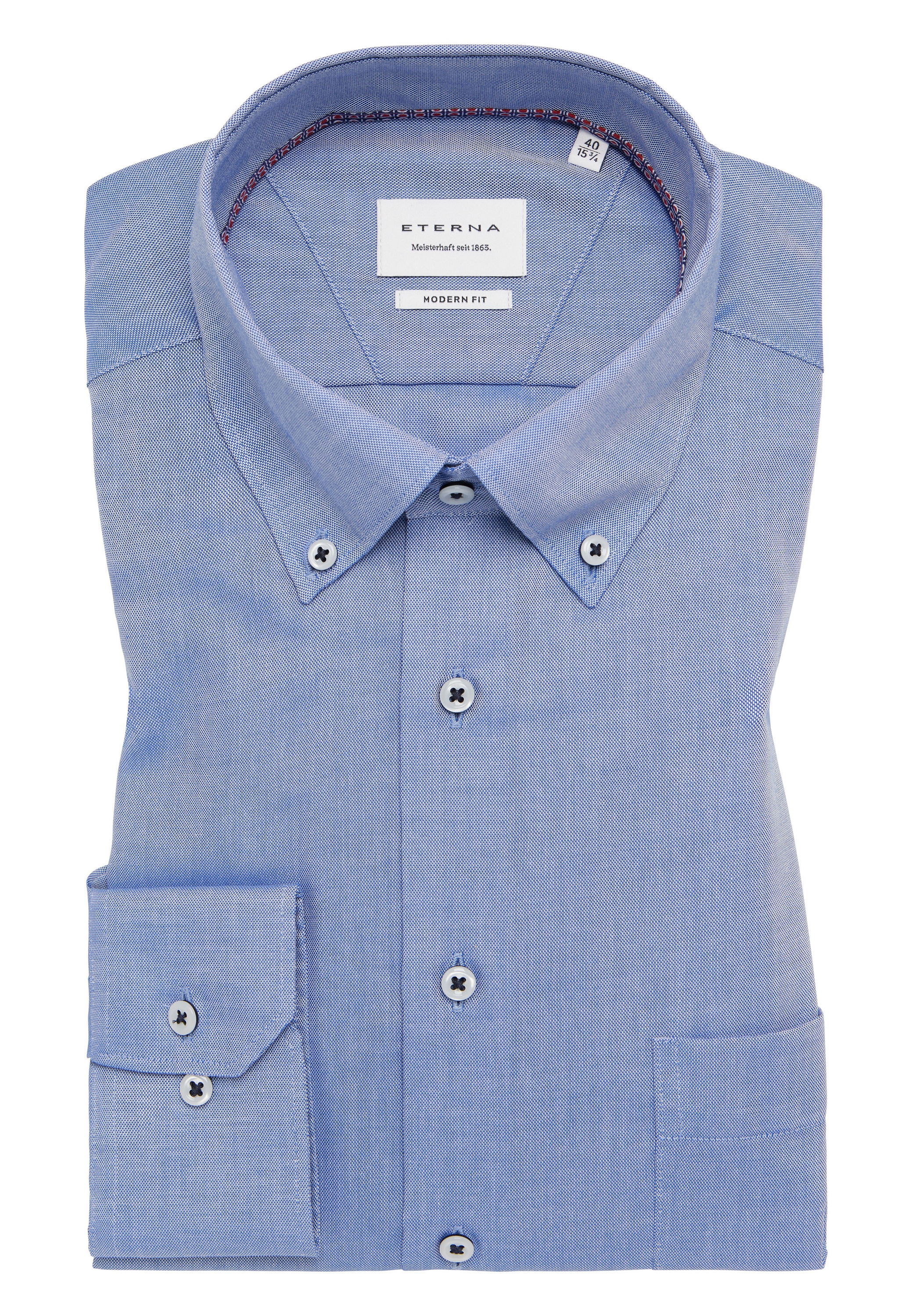Eterna Langarmhemd »MODERN FIT«, NON IRON (bügelfrei)