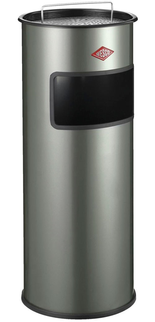 WESCO Aschenbecher Standascher mit Sieb, 30 Liter