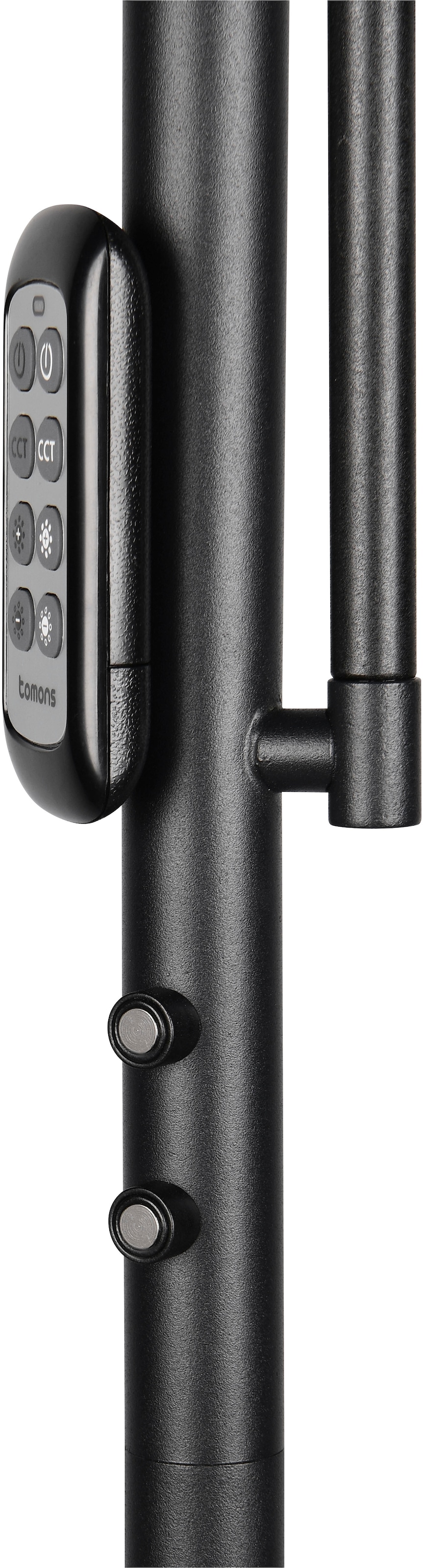 REALITY Leuchten LED Stehlampe »PALERMO, LED Stehleuchte mit Fernbedienung, 27,5W 2000 Lumen CCT« LED-Board 1 Stk. warmweiß - kaltweiß dimmbar, Lichtfarbe einstellbar 3000-6000K warm-/kaltweiß, Höhe 183 cm