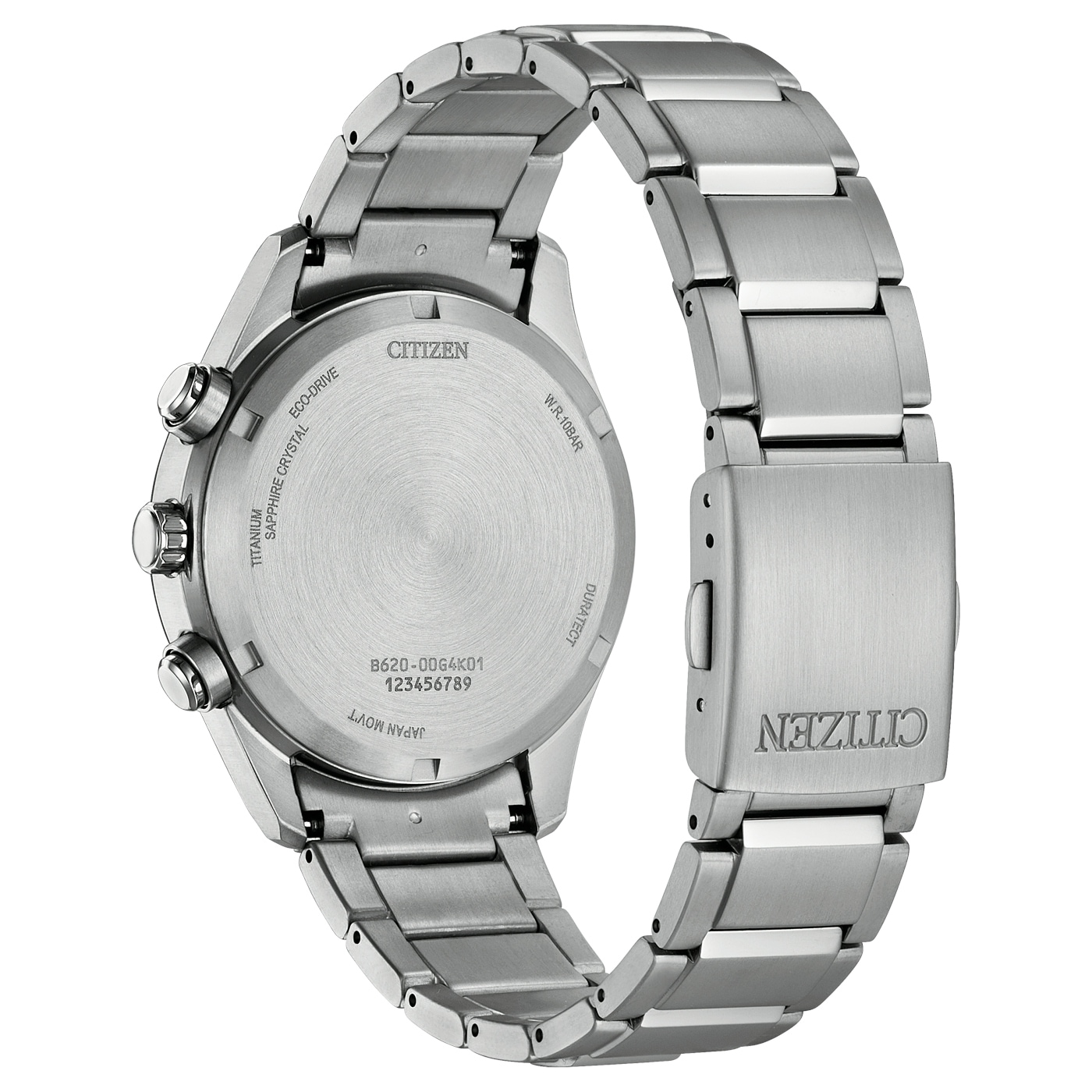 Citizen Chronograph Armbanduhr, Solar, Herrenuhr, analog, Big Date, Stoppfunktion