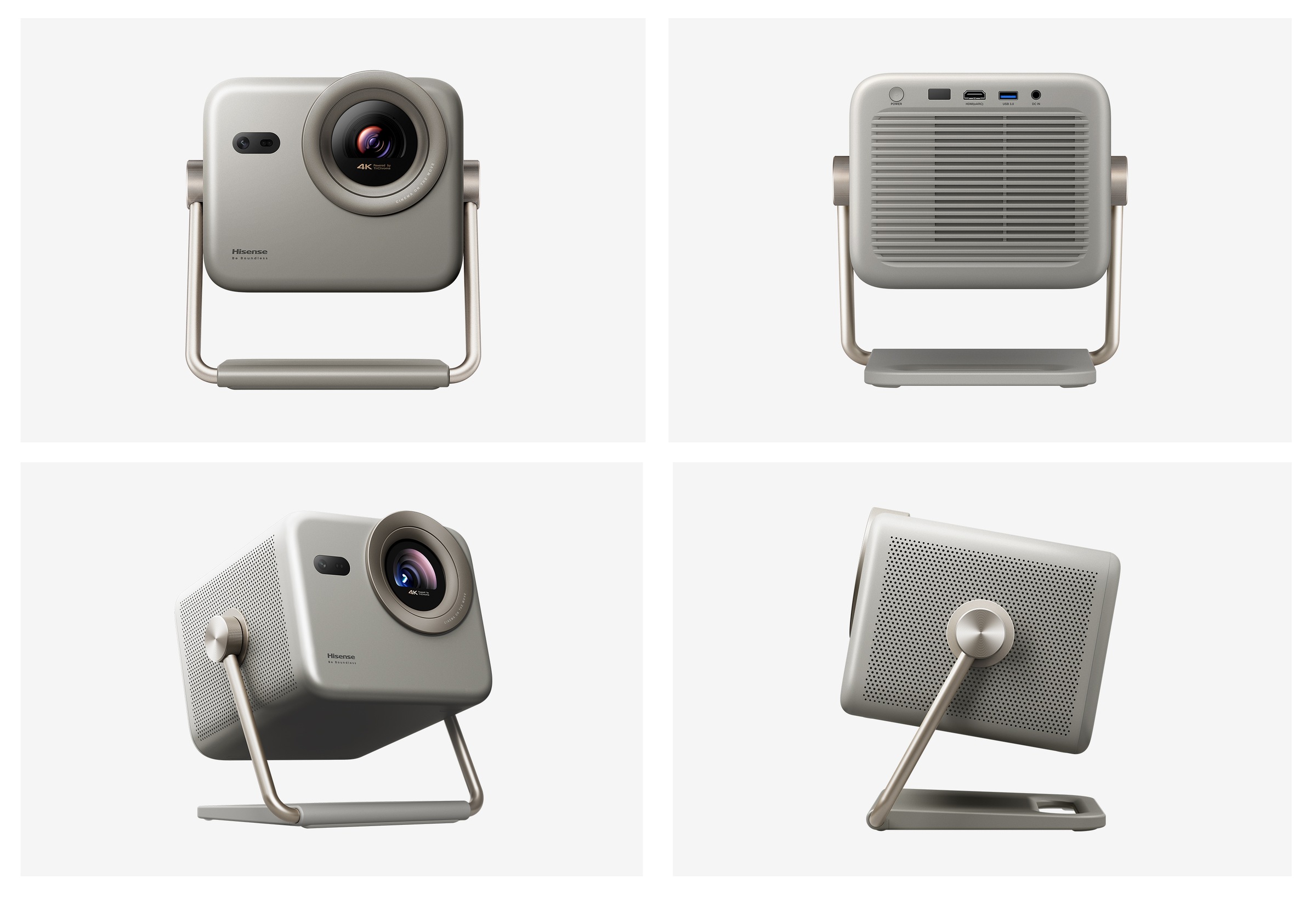Hisense DLP-Beamer »M2 PRO«, (1000:1), Hisense M2 PRO 4K UHD Laser Mini Projektor