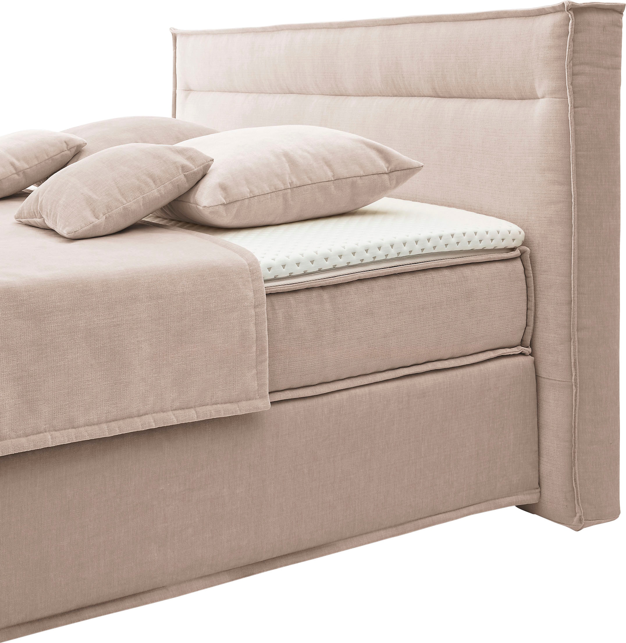 Musterring Boxspringbett »JustB! SC100«, schwebende Optik, inklusive Topper, verschiedene Farben, 180 x 200 cm