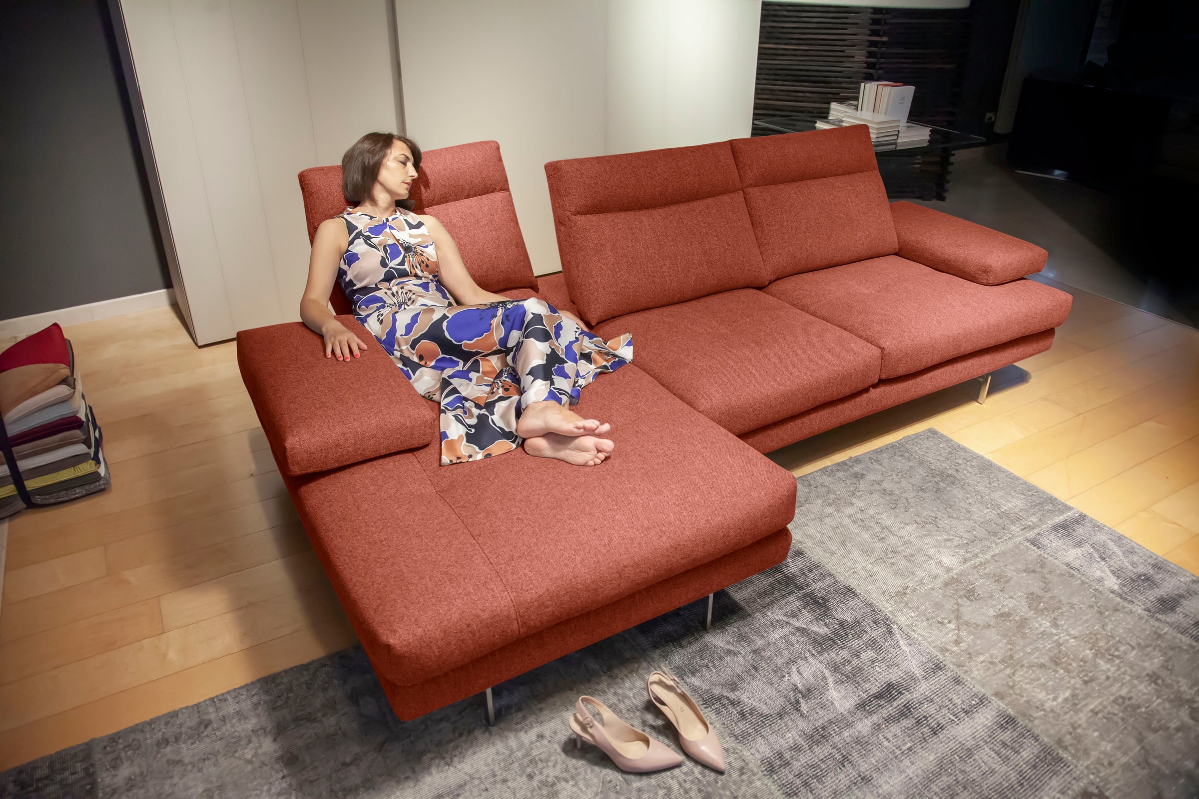 CALIA ITALIA Ecksofa "Toby Wing, Komfortsofa der Extraklasse, bequem, L-For günstig online kaufen