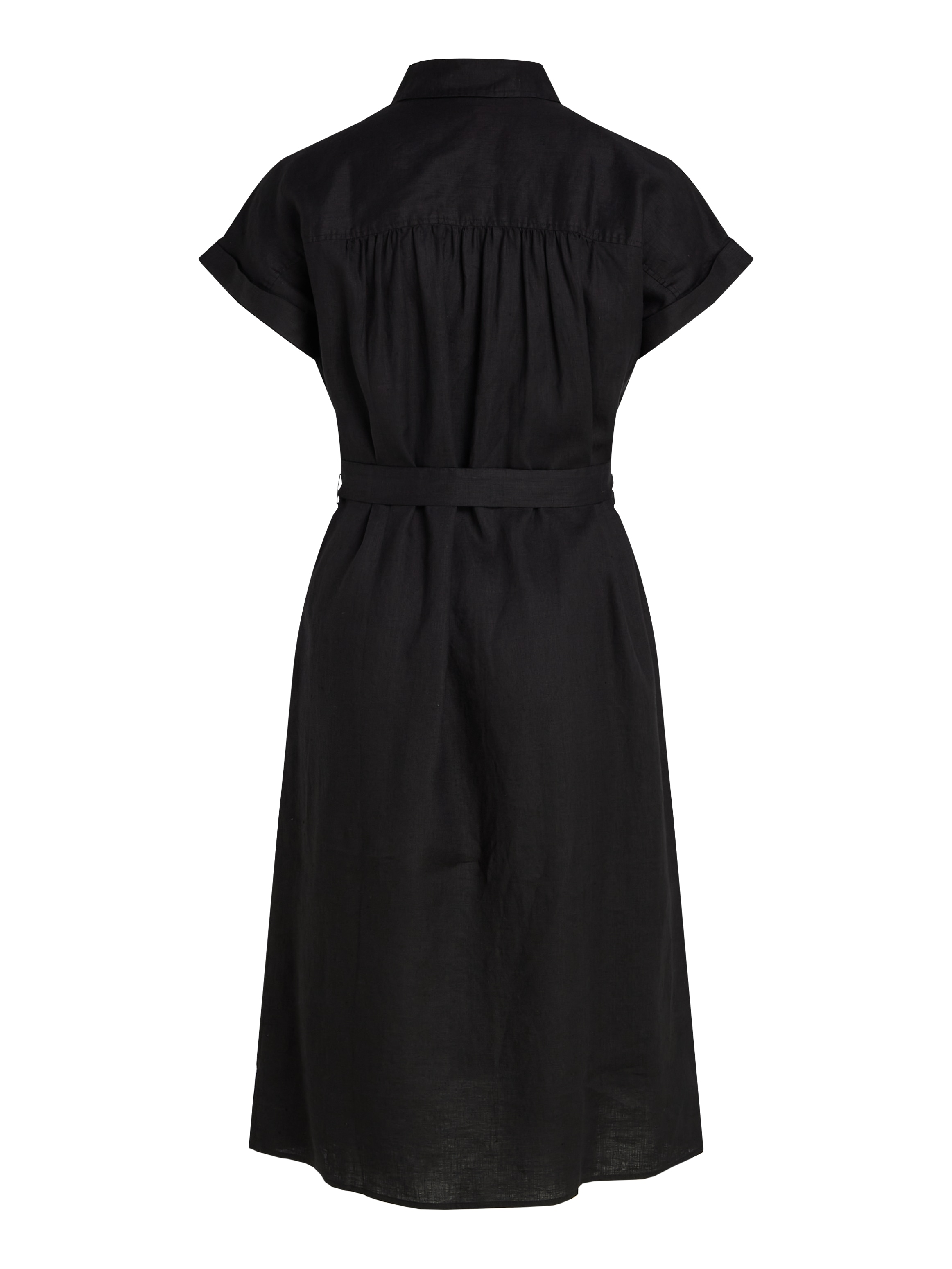 Tommy Hilfiger Curve Midikleid »CRV ESS LI BELTED S/S MIDI DRESS«, in Großen Größen, mit Gürtel, Logostickerei