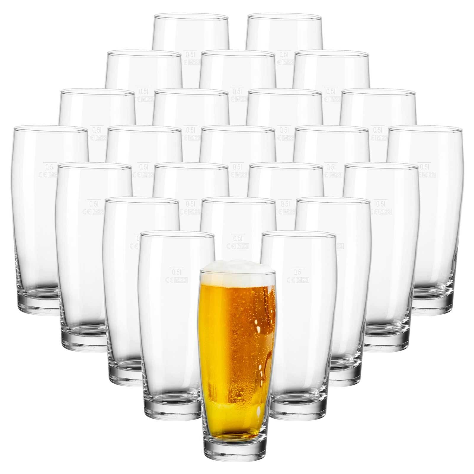 van Well Bierglas »Willi Becher geeicht 0,5 l 24er Set transparent« günstig online kaufen