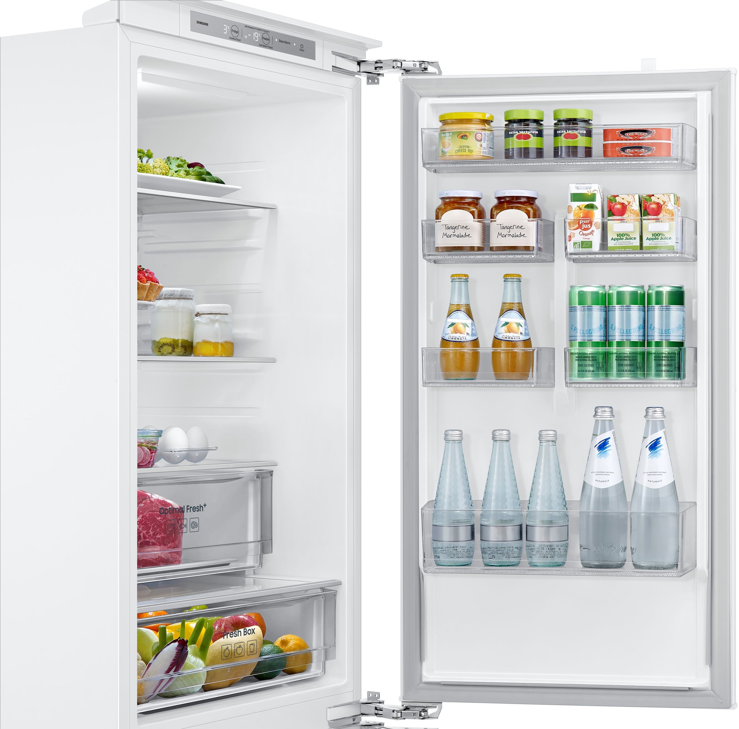 Samsung Einbaukühlgefrierkombination BRB8OF »BRB80F26BDFO«, Twin Cooling Plusᵀᴹ ‑ Verlängert Frische und Geschmack