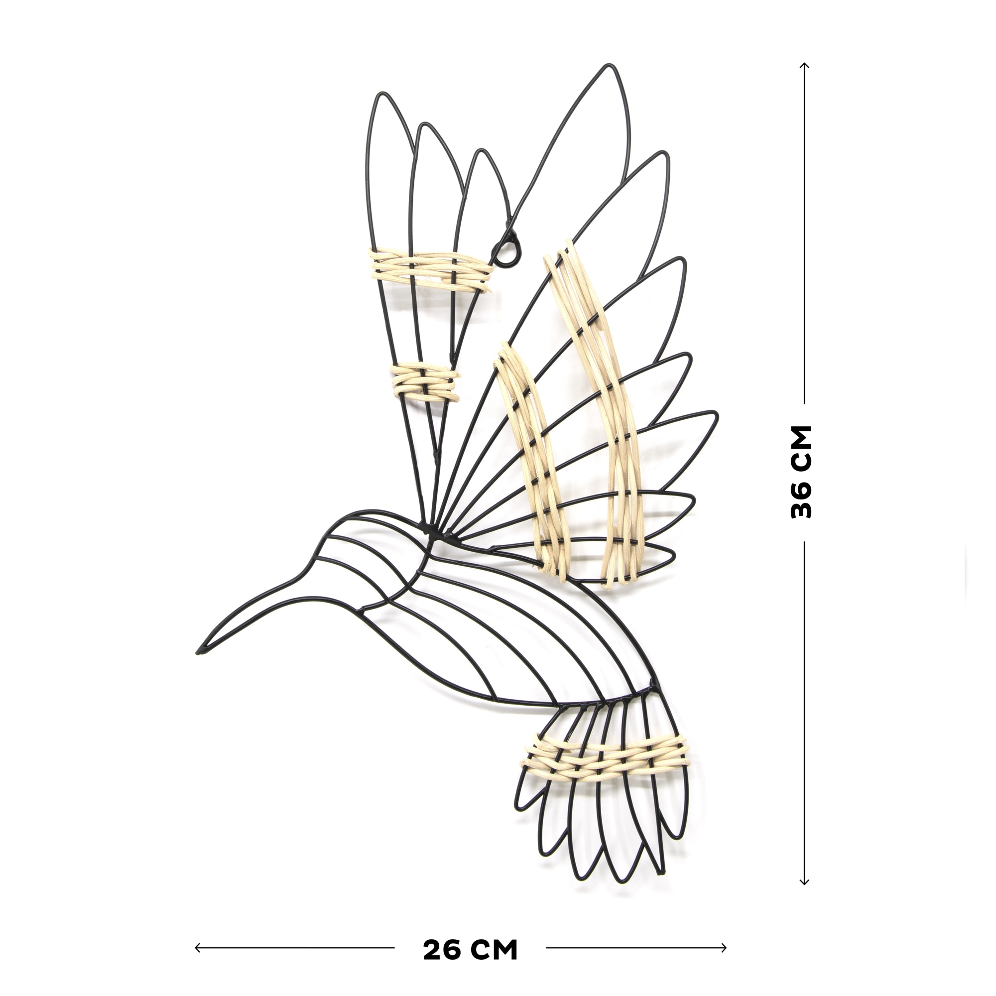 Art for the home Wandbild »Vogel«, (1 St.), Luxus Metal Art Wanddeko