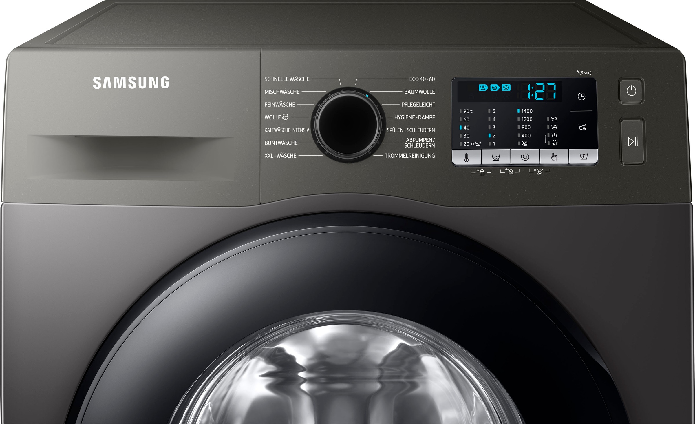 14. Bild von Samsung Waschmaschine »WW70TA049AX«, WW5000T INOX, WW70TA049AX, 7 kg, 1400 U/min