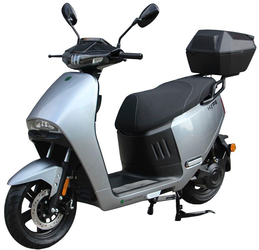 GreenStreet E-Motorroller »HYPE 3000 W 85 km/h inkl. Topcase«, bis zu 90 km Reichweite, mit USB-Anschluss und Keyless-System