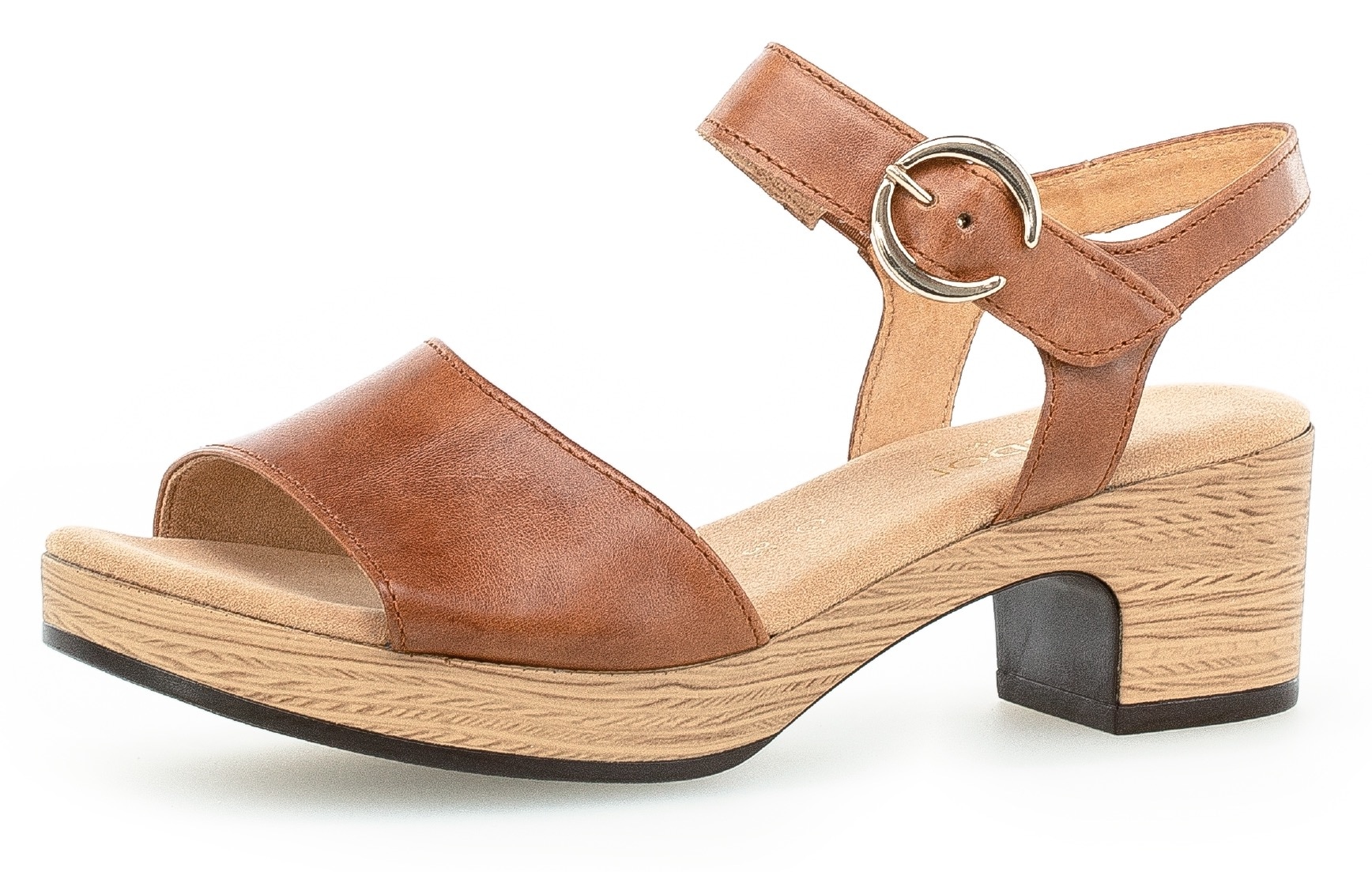 Gabor Sandalette »KRETA«  , Blockabsatz, Sommerschuh, Sandale mit Zierschnalle, Weite G (weit)