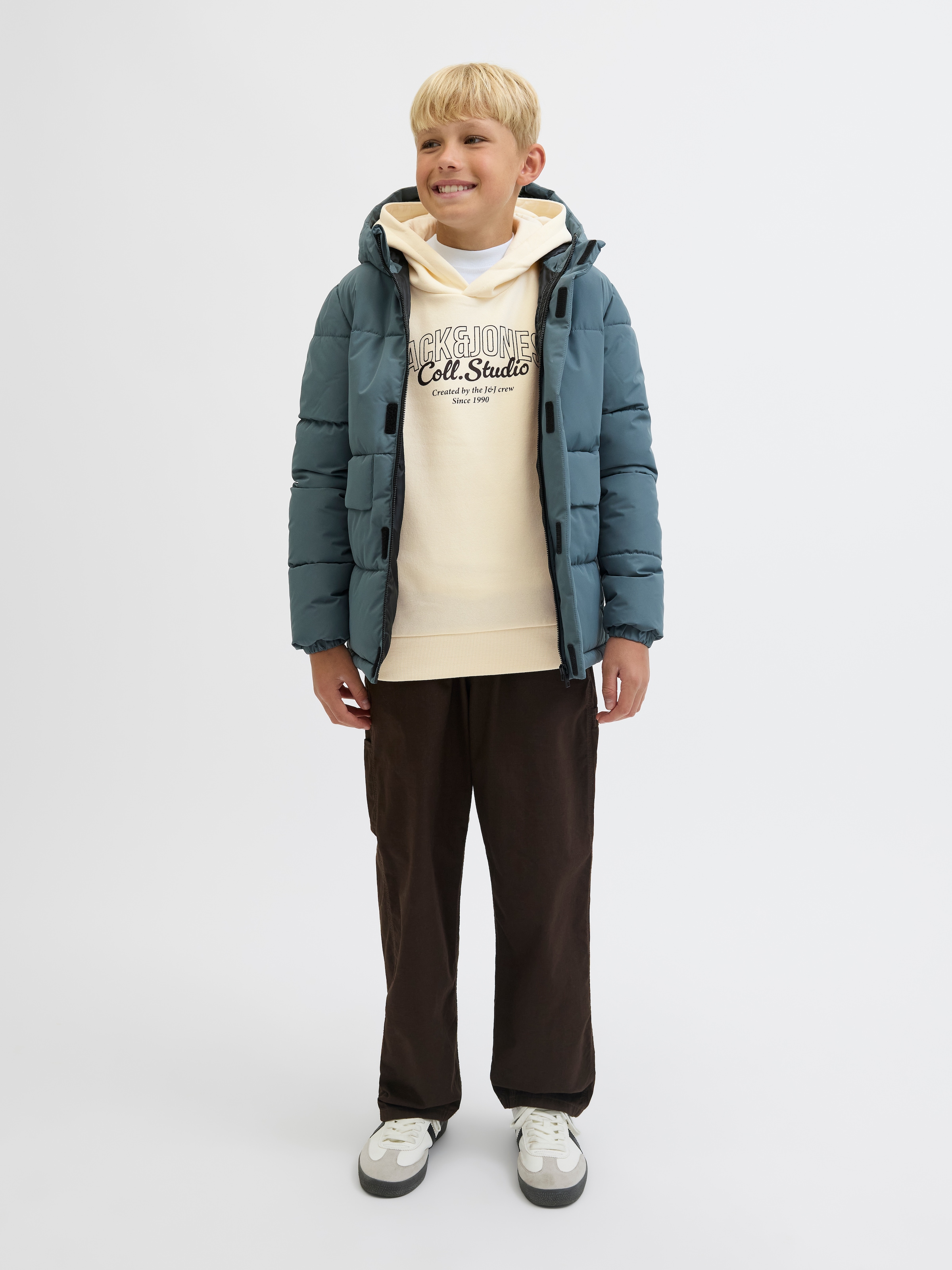 Jack & Jones Junior Kapuzensweatshirt »JJMAKOTO SWEAT HOOD JNR«