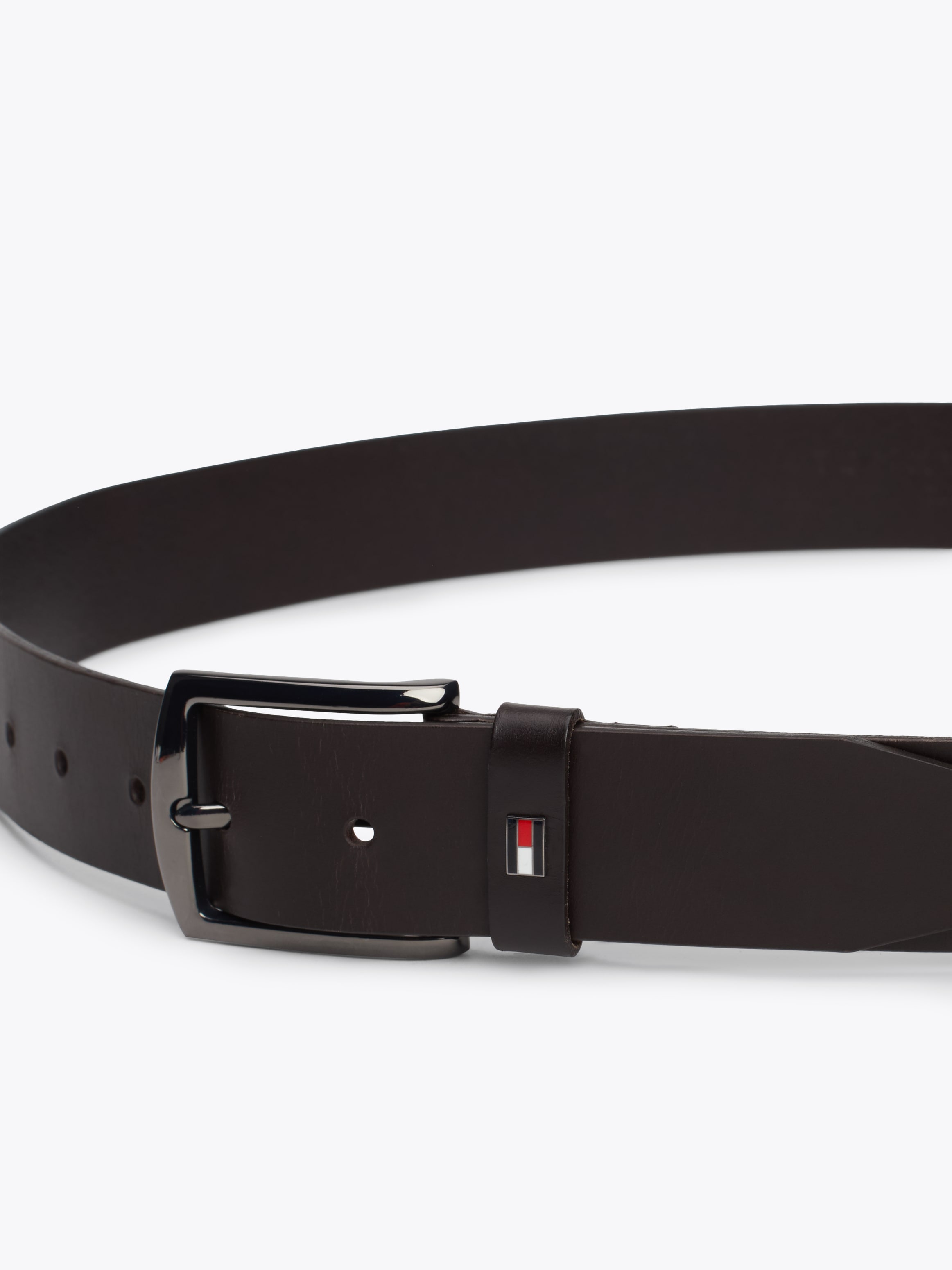 Tommy Hilfiger Ledergürtel »Denton 3.5 cm Extended«, mit Logoprägung