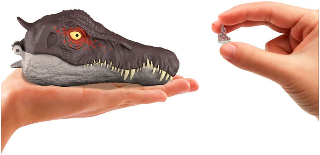 Mattel® Spielfigur »Jurassic World, Rebirth, Micro Compact Spinosaurus«, mit interaktiven Funktionen
