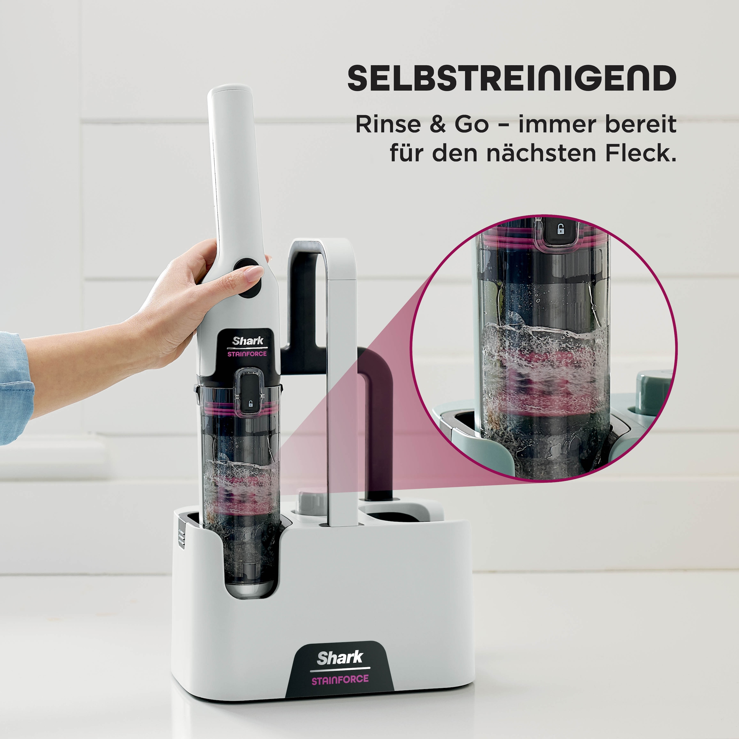 Shark Wasch-Sauger »Shark StainForce kabelloses System zur Fleckenentfernung - HX100EUT«