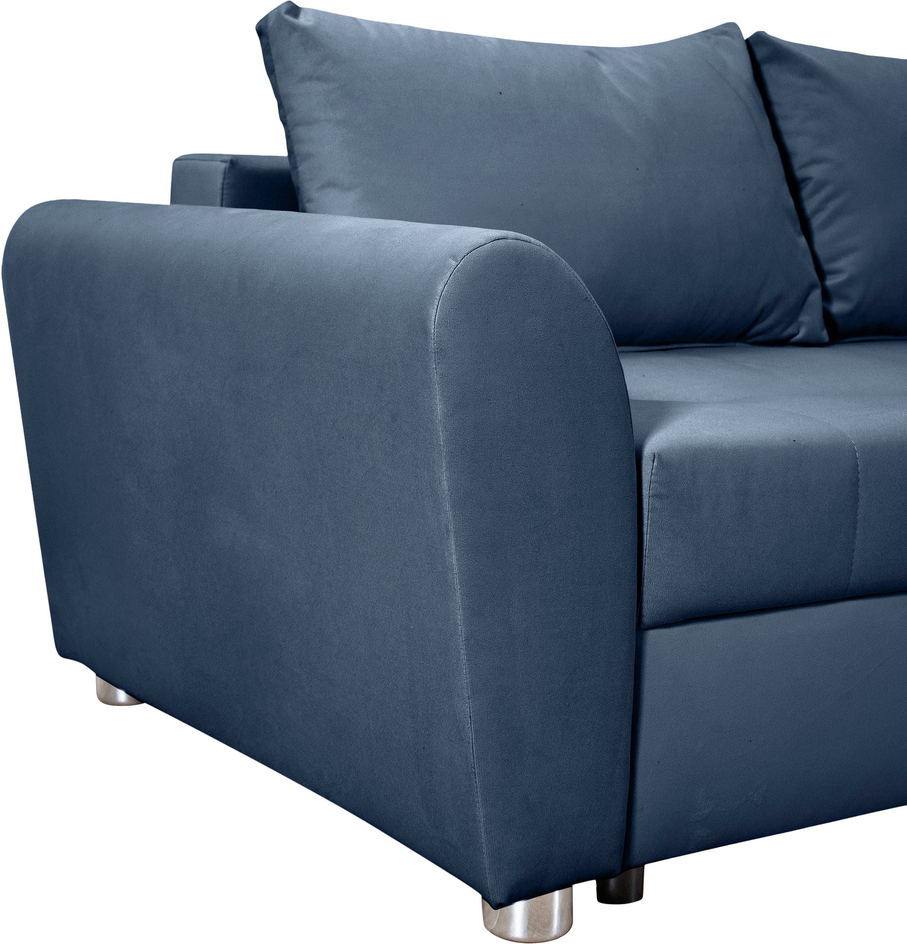 COLLECTION AB Ecksofa, Ecksofa,Bettfunktion,Bettkasten,Bonnelfederkern, Rückenkissen