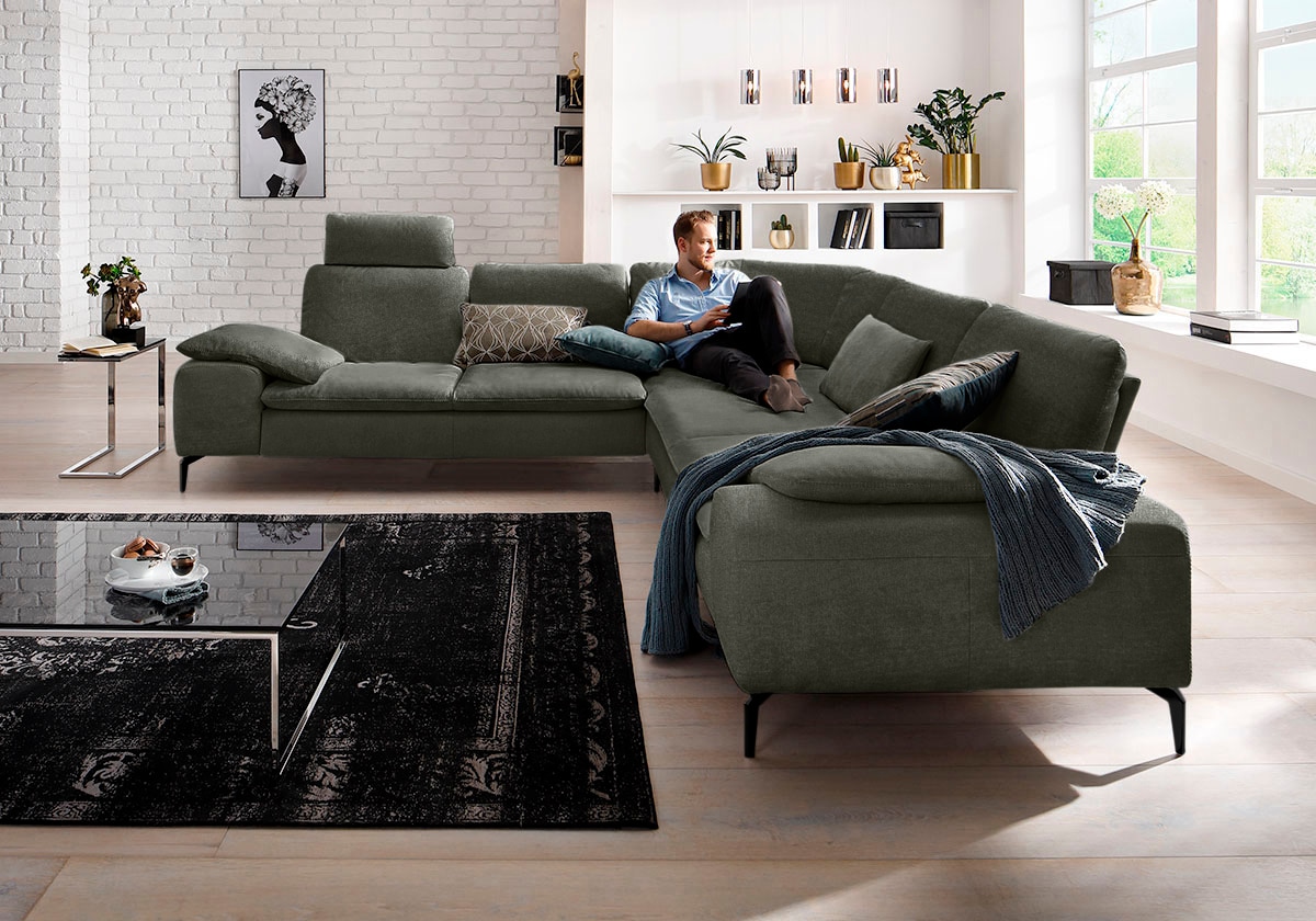 W.SCHILLIG Ecksofa »valentinoo, Designsofa, elegant und bequem, L-Form« mit günstig online kaufen