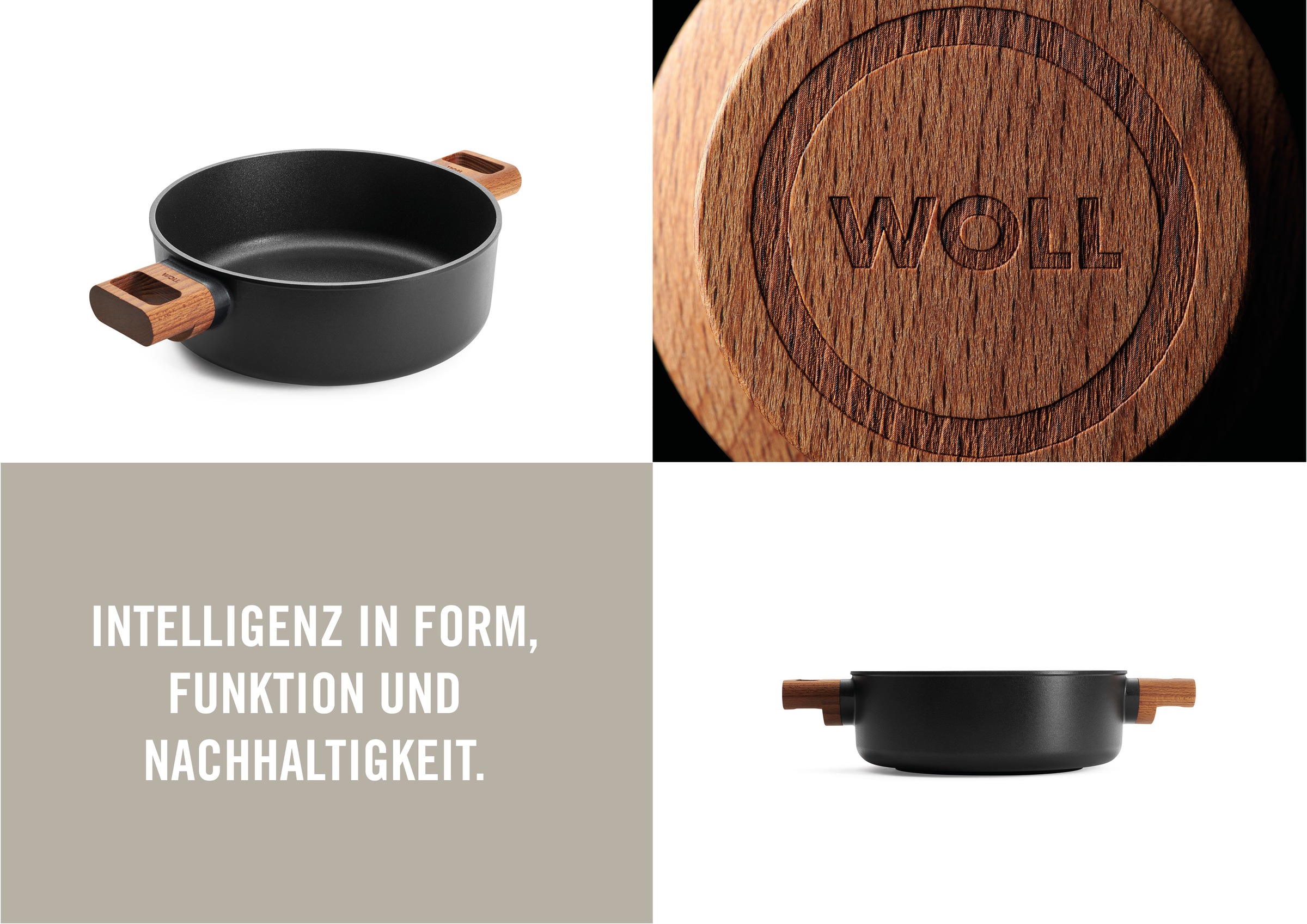 WOLL MADE IN GERMANY Kasserolle »Eco Logic QXR«, Aluminiumguss, (1 tlg.) günstig online kaufen
