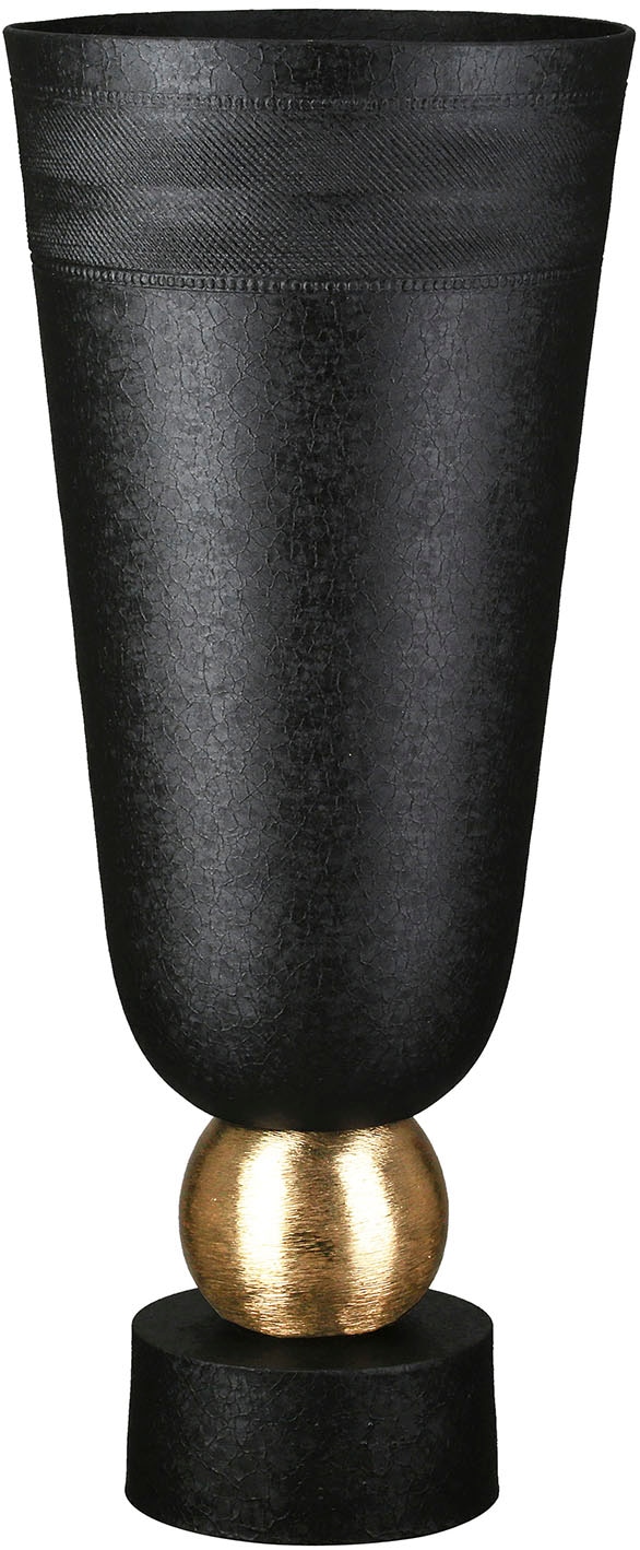Casablanca by Gilde Tischvase »Vase konisch Nama schwarz«, (1 St.) günstig online kaufen
