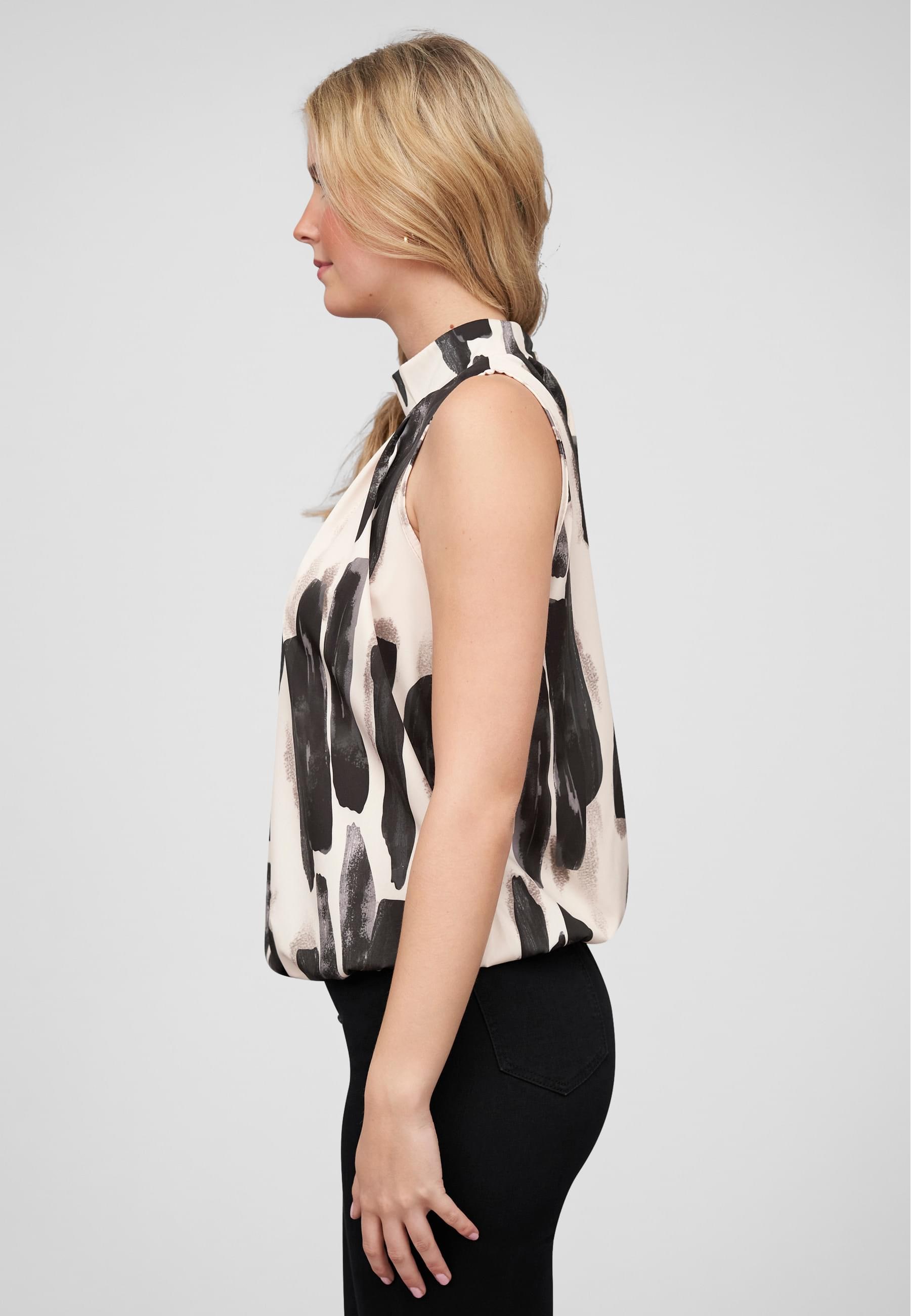 CLOUD 5IVE Klassische Bluse »CLOUD 5IVE Damen Cloud5ive Damen Choker Top mit Abstrakt Print«