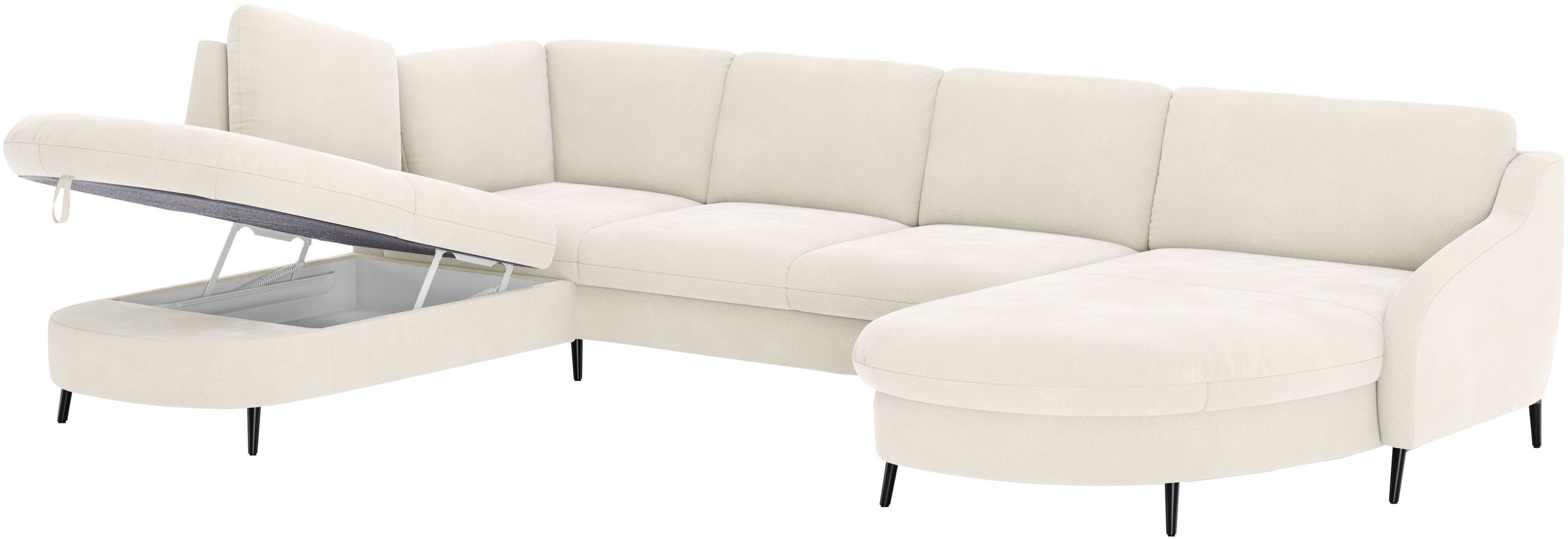 sit&more Wohnlandschaft »Soul U-Form«, wahlweise mit Bett und Bettkasten