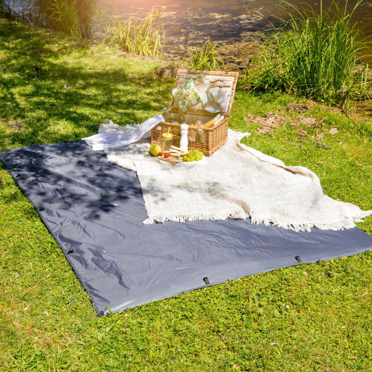Windhager Schutzplane »Premium RIPSTOP«, LxB: 4x3 m, einsetzbar als Unterlage, Zeltplane oder Tarp