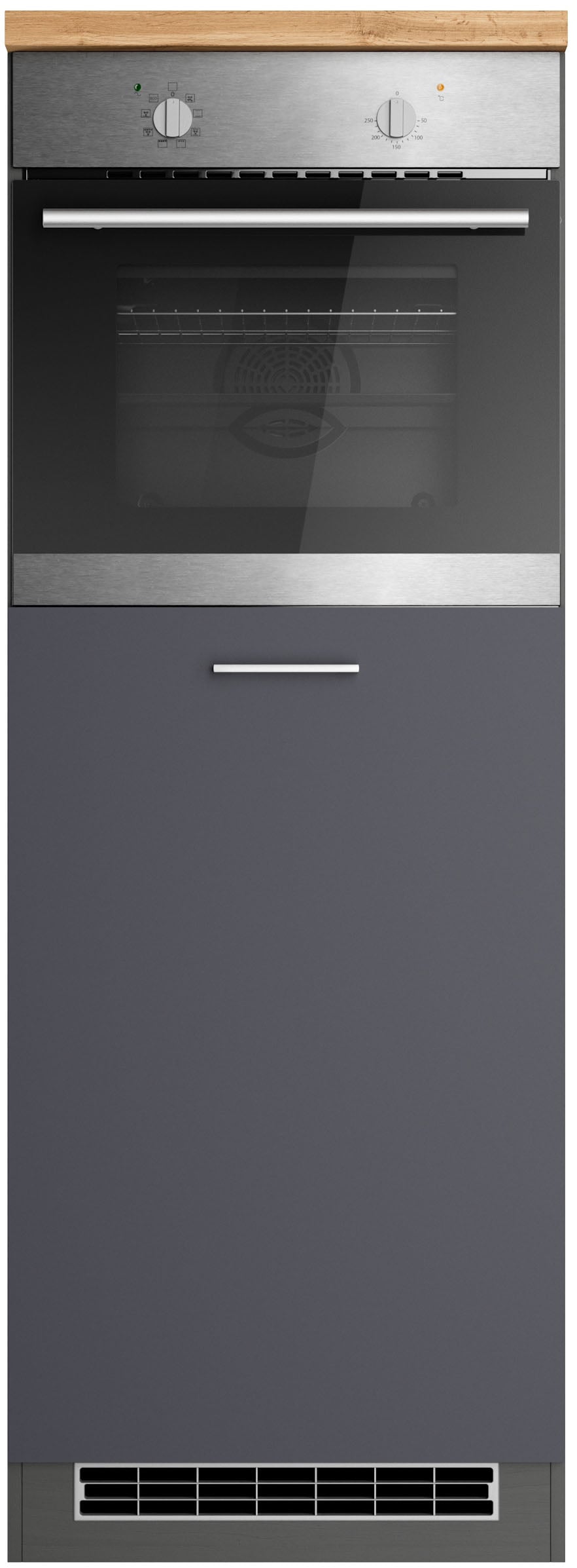 KOCHSTATION Backofenumbauschrank »KS-Milan« Ofenumbauschrank 60 cm, matte o günstig online kaufen
