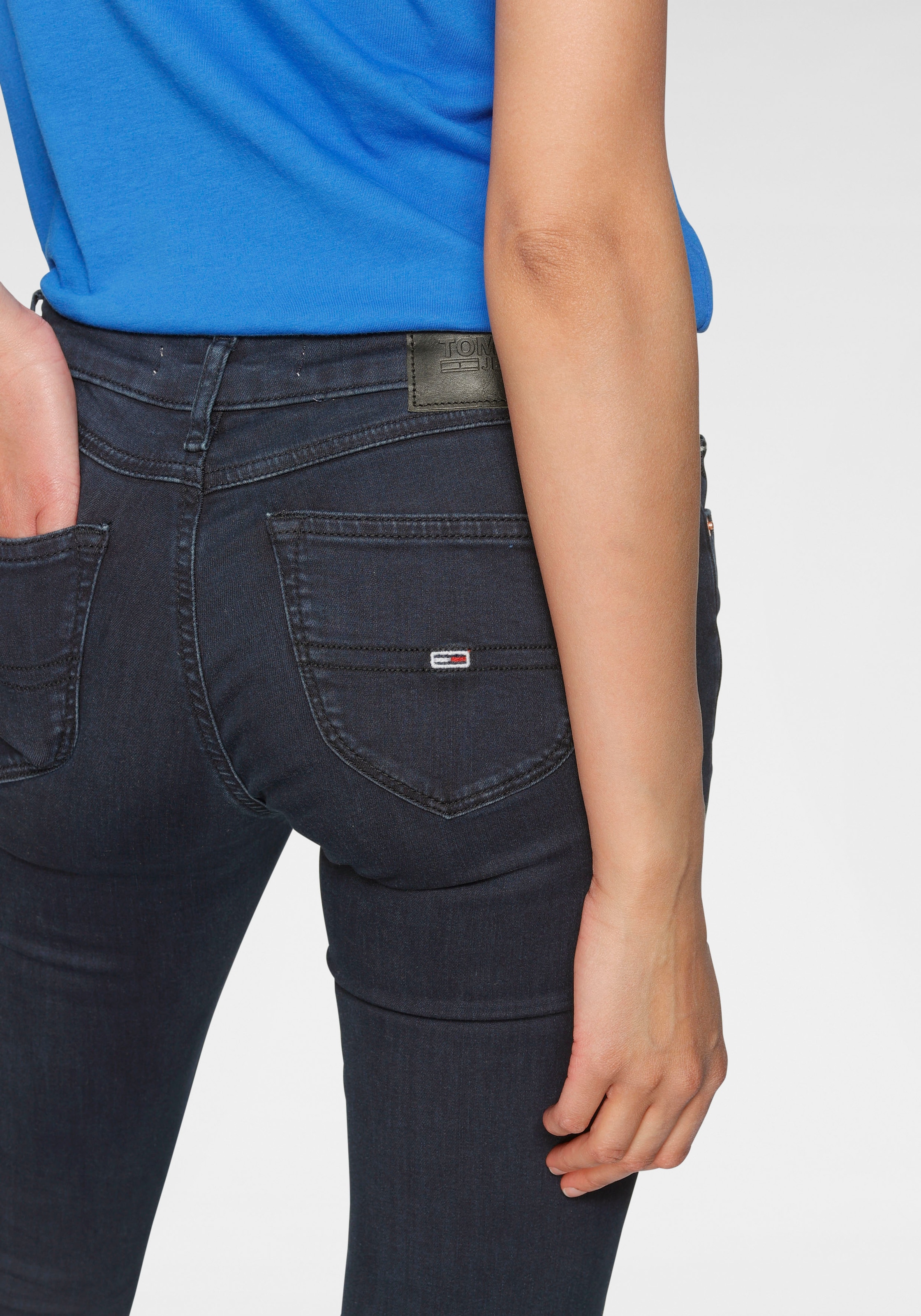 Jeans perfektes Stretch, Skinny-fit-Jeans, Shaping mit Tommy für online bei