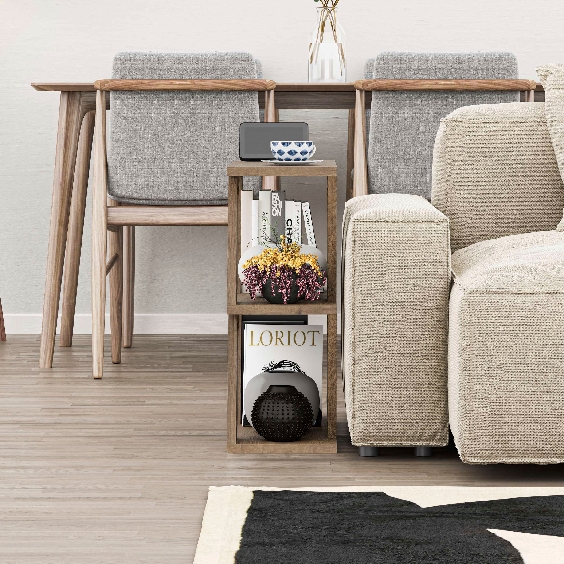 Decortie Beistelltisch »LAZENA BEISTELLTISCH«, (Packung, 1 St.), Leichte Montage, Lagerung, Platzsparend