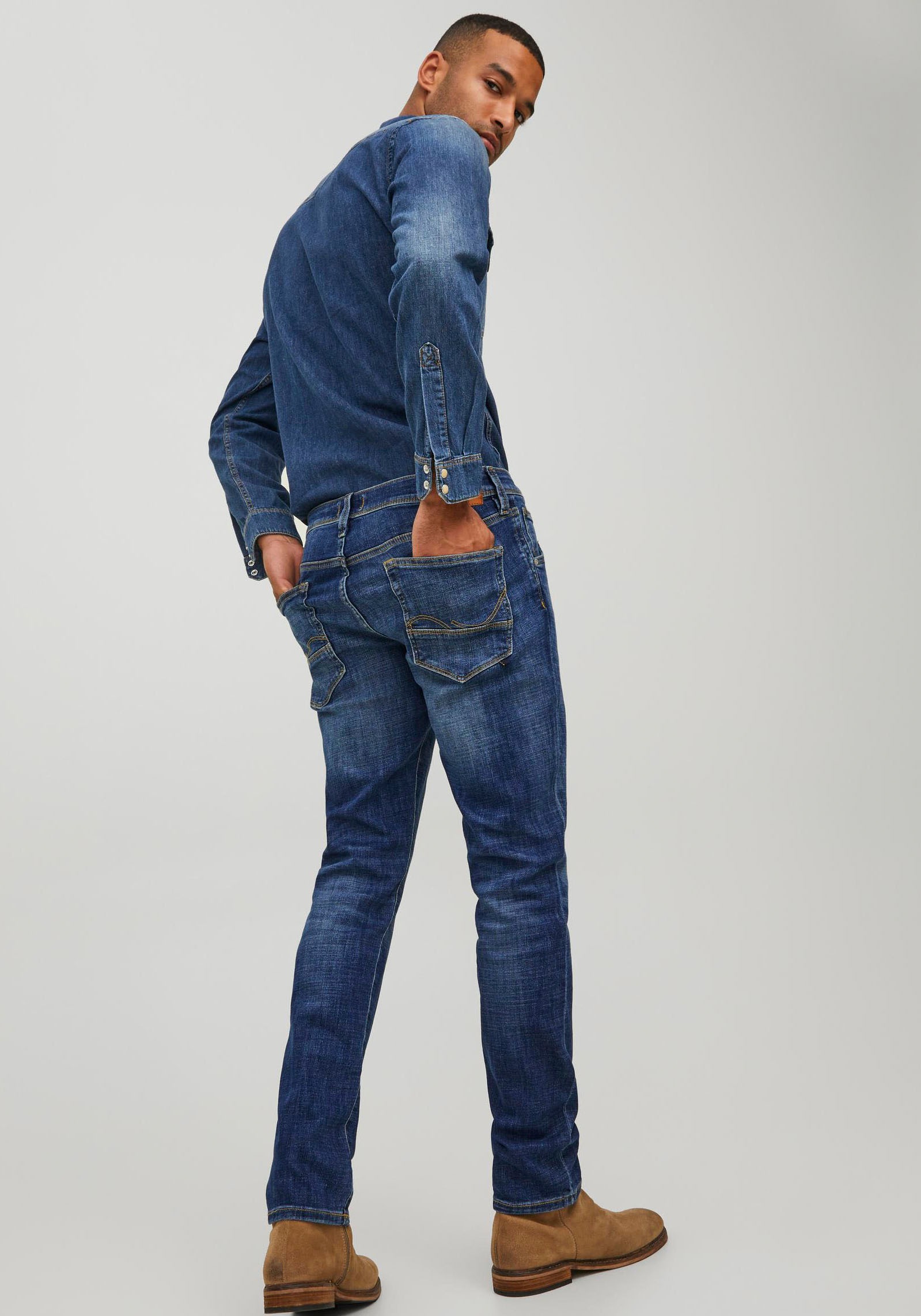 Jack & Jones Slim-fit-Jeans »JJIGLENN JJFOX AGI 304 50SPS NOOS«