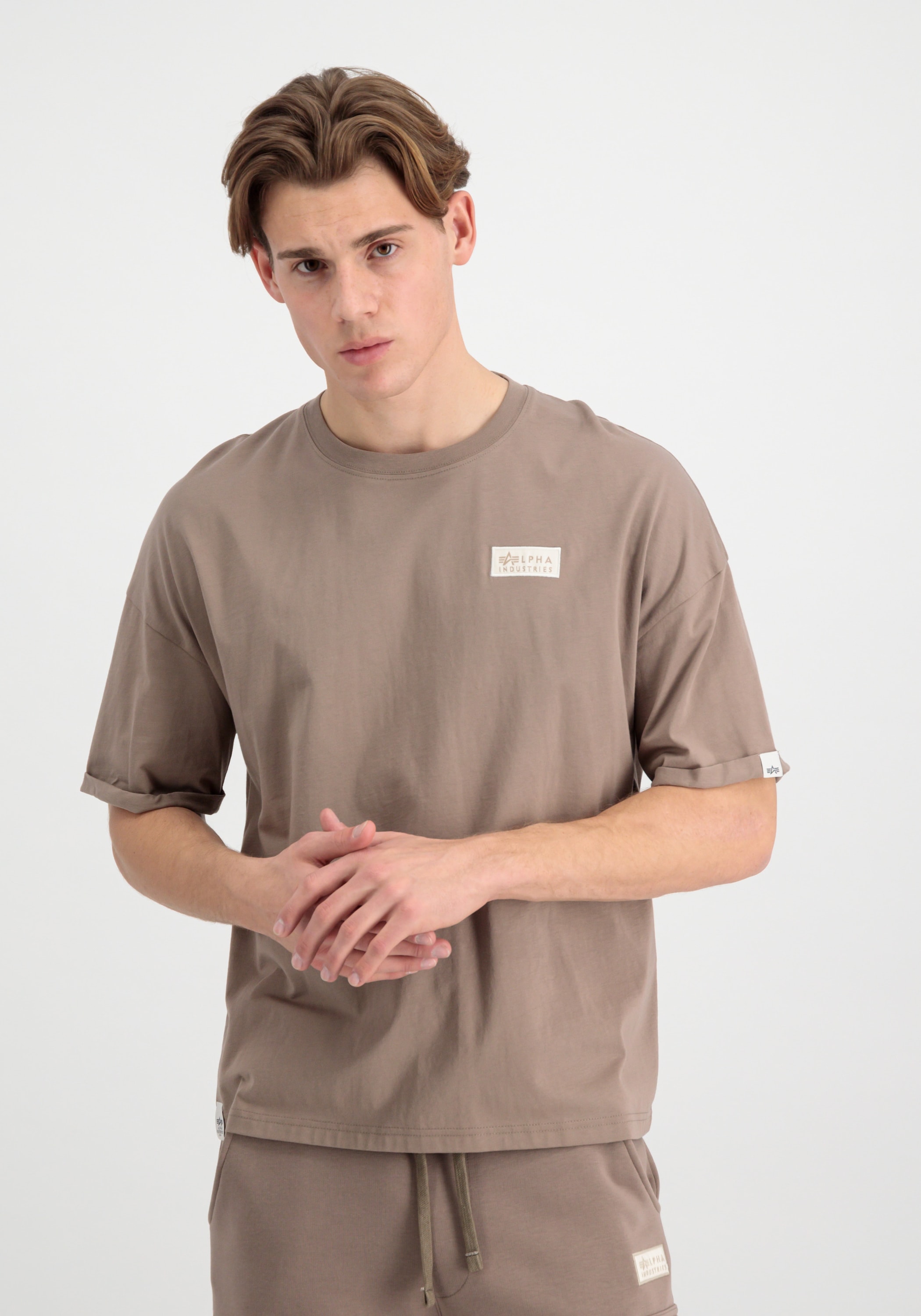Alpha Industries T-Shirt »Alpha Industries Men - T-Shirts Organics OS Roll-Up T-Shirt«