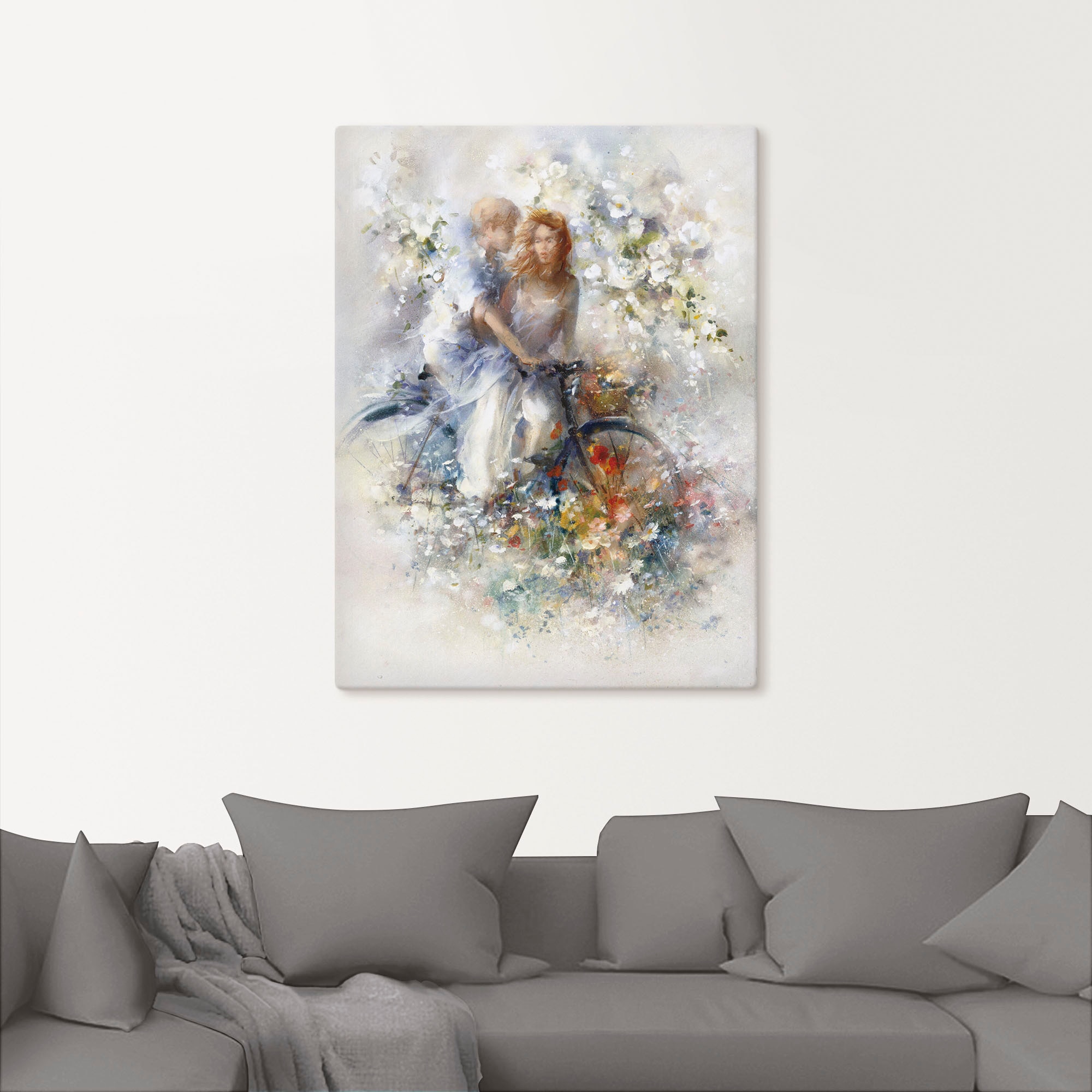 Artland Wandbild »Frühling II«, Paar, (1 St.), als Leinwandbild, Poster, Wandaufkleber in verschied. Größen
