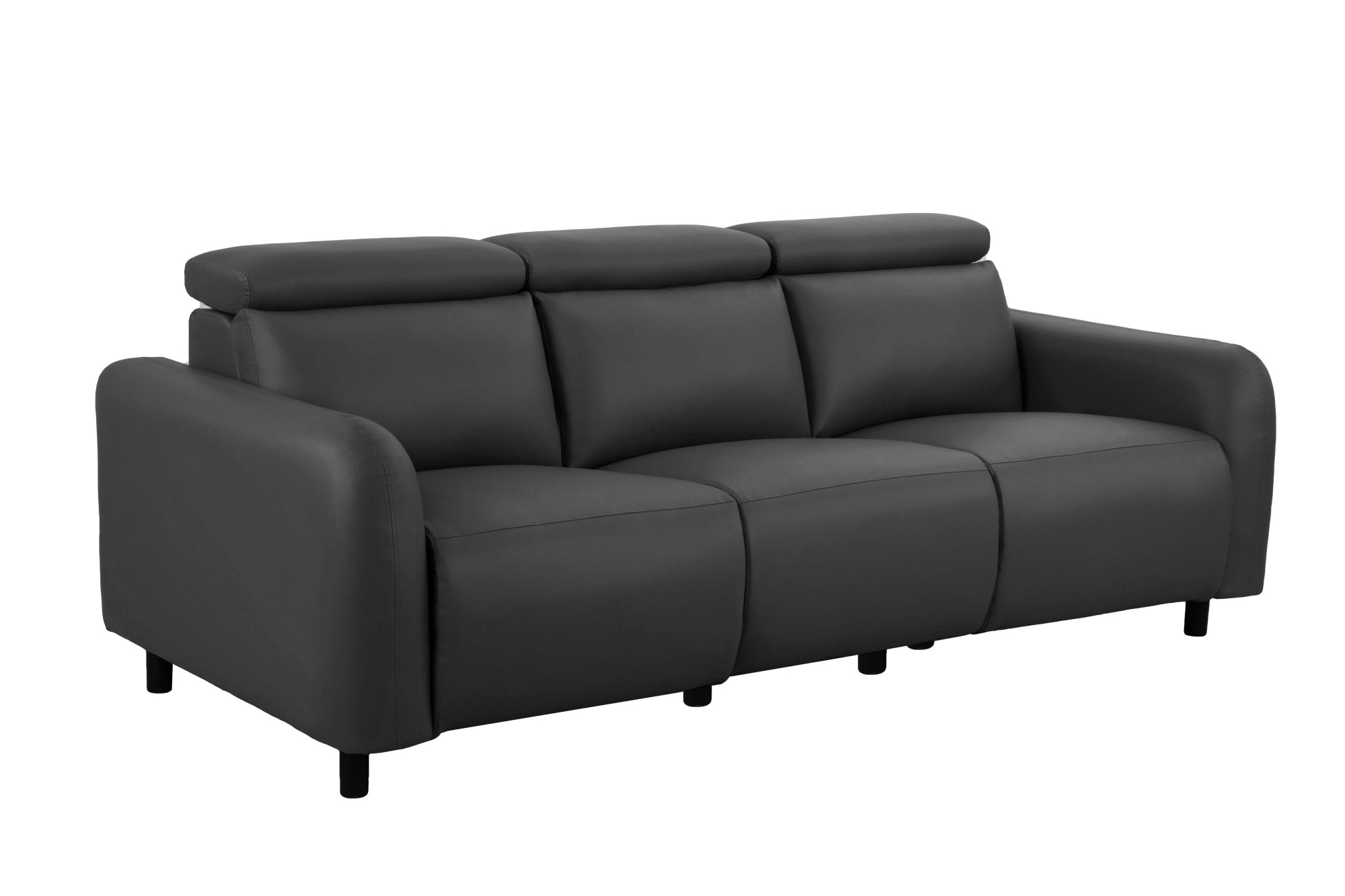Home affaire 3-Sitzer »SKAANE Kunstleder, Sofa mit manueller-u. elektrischer Relaxfunktion«, Relax-Funktion in 2 Sitzen, Kopfteilverstellung, Federkernpolsterung