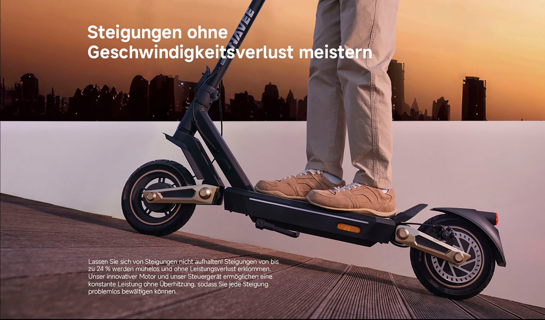 NAVEE E-Scooter »ST3 Electric Scooter (DE Version)«