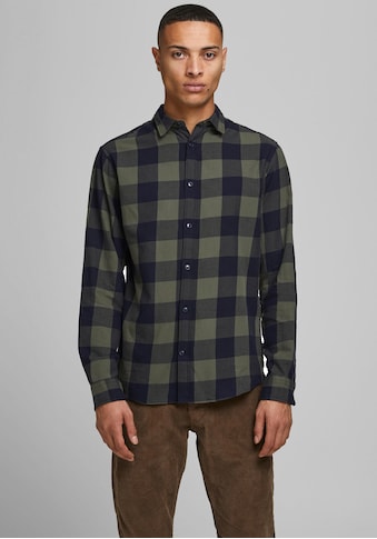 Karohemd »JJ JJEGINGHAM TWILL SHIRT L/«