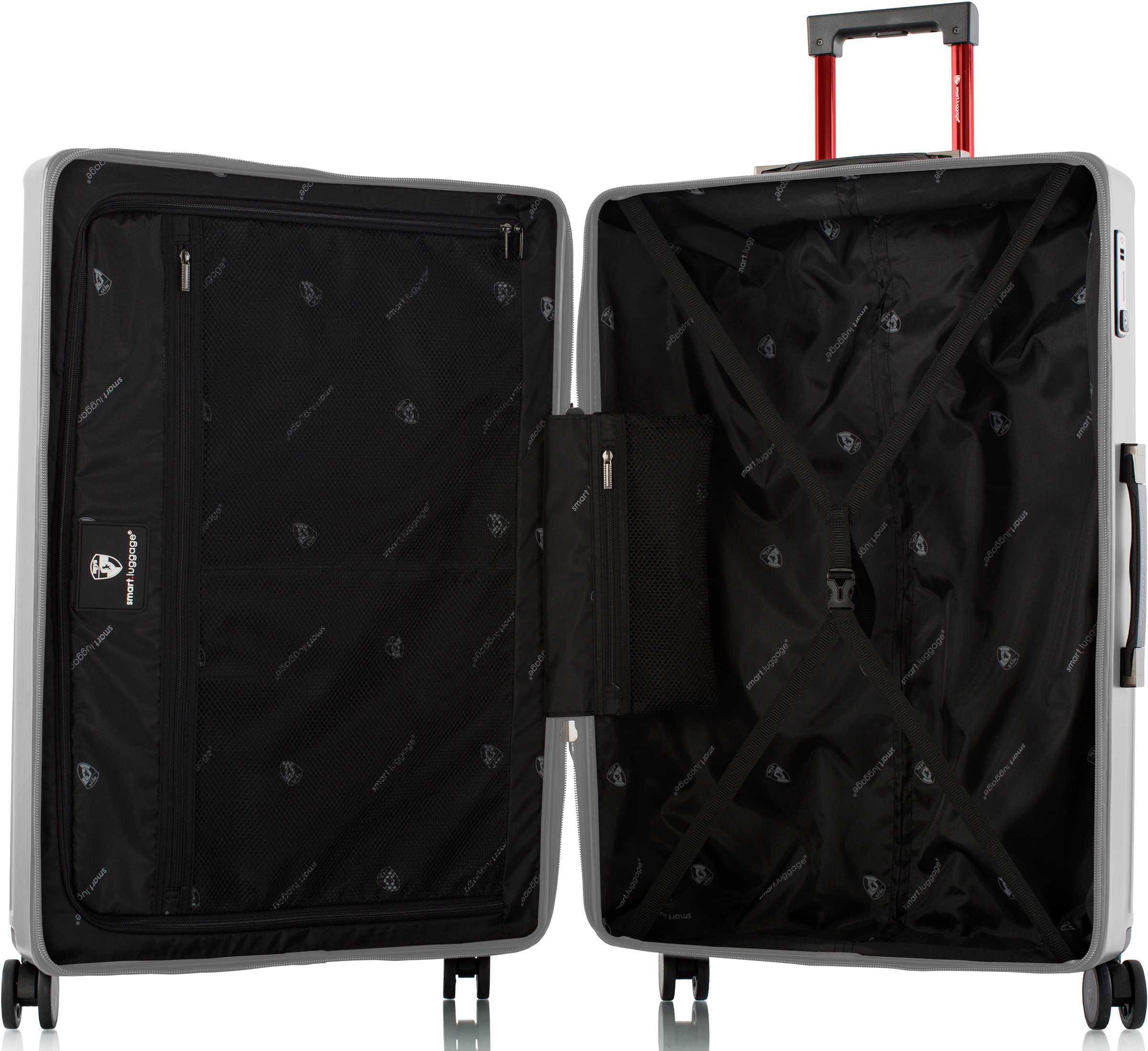 Heys Hartschalen-Trolley »Smart Luggage®, in verschiedenen Farben und Größen«, 4 Rollen, Heys x Joachim Llambi Handgepäck Smart Gepäck mit App-Funktion