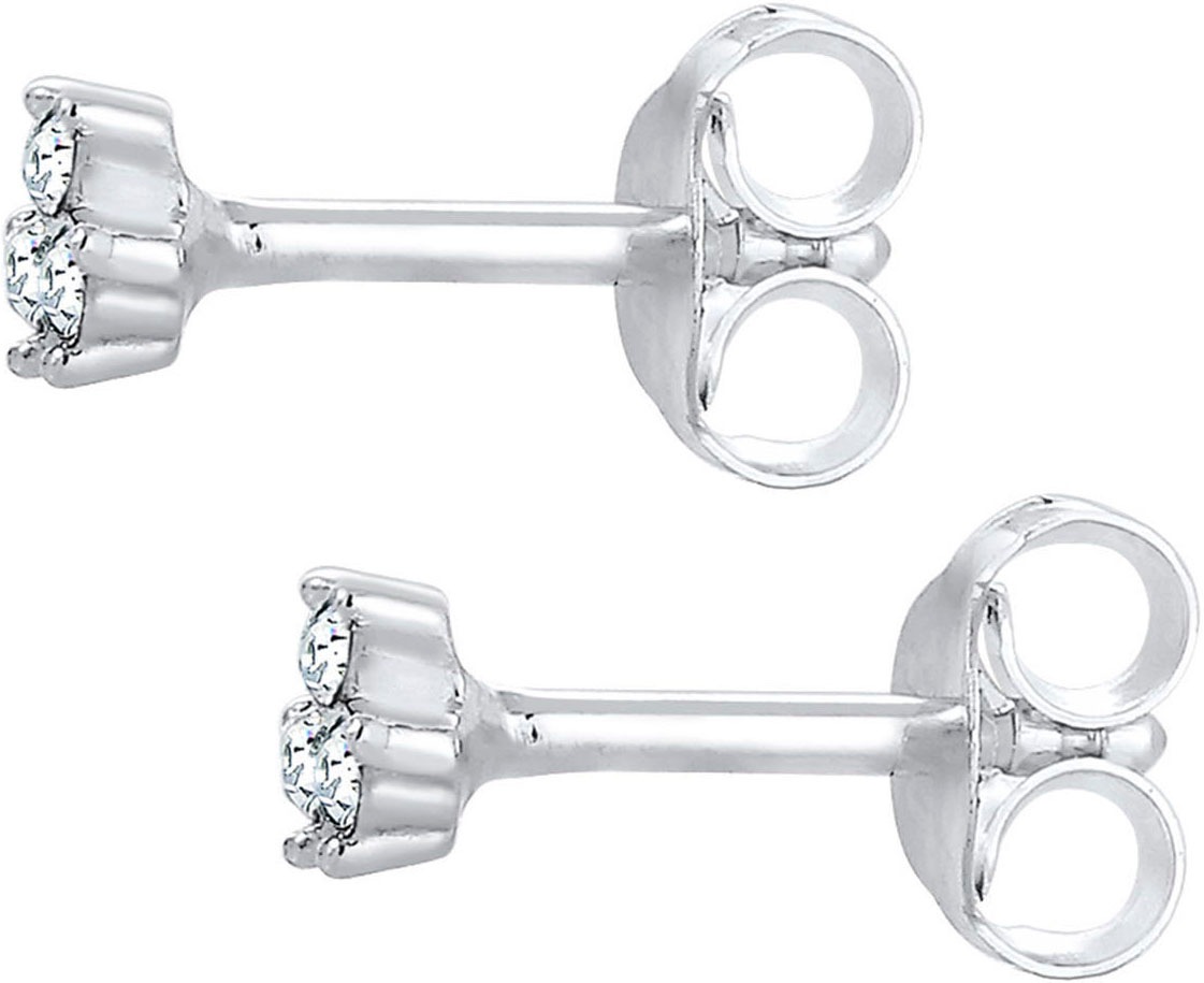 Elli Paar Ohrstecker »Schmuck Geschenk Silber 925 Ohrringe« mit Glasstein