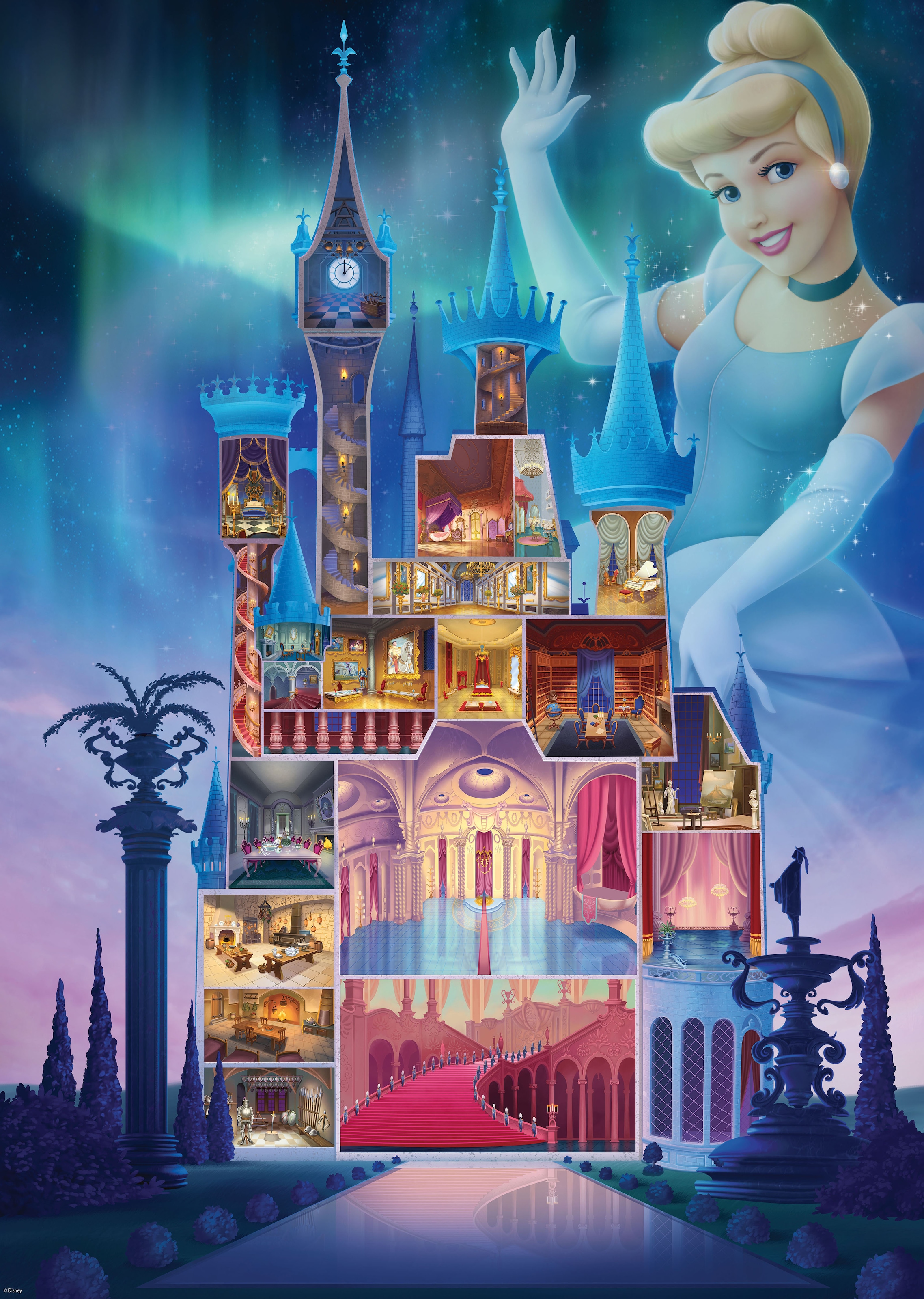 Ravensburger Puzzle »Castle Collection - Disney Princess, Cinderella«, Made in Germany