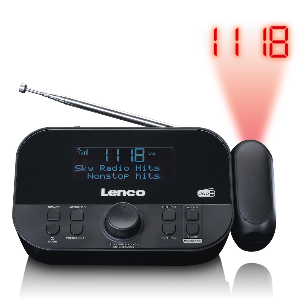 Lenco Digitalradio (DAB+) »CR-615BK«