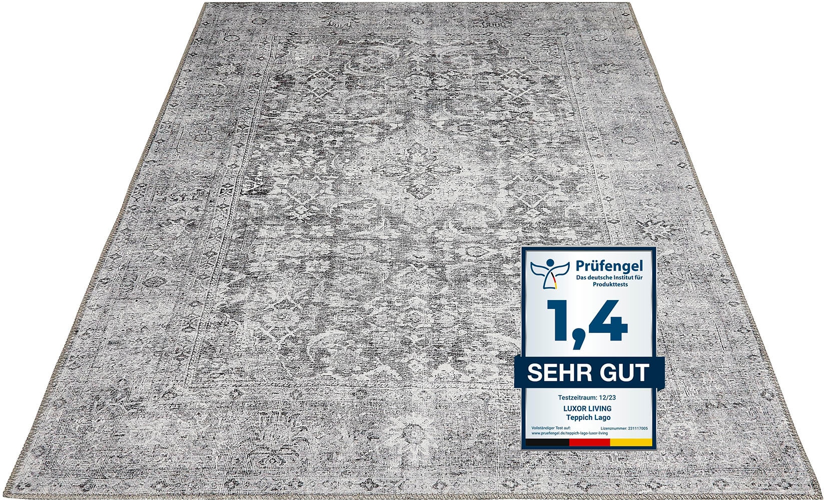 LUXOR living Teppich »Lago«, rechteckig, 6 mm Höhe, faltbarer Teppich, mode günstig online kaufen