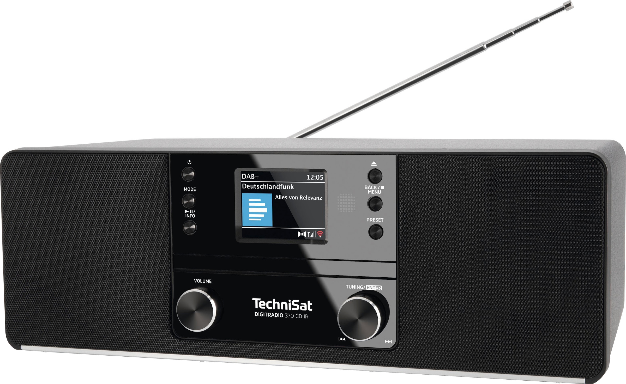 TechniSat Digitalradio (DAB+) mit IR«, kaufen Rechnung (DAB+) 370 W) UKW auf 10 CD »DIGITRADIO (Bluetooth-WLAN RDS-Digitalradio