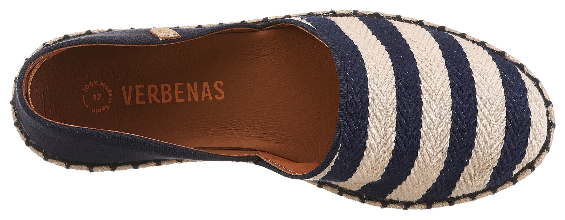 VERBENAS Espadrille »CARMEN«  Slipper, Sommerschuh, Urlaubsschuh in maritimer Optik