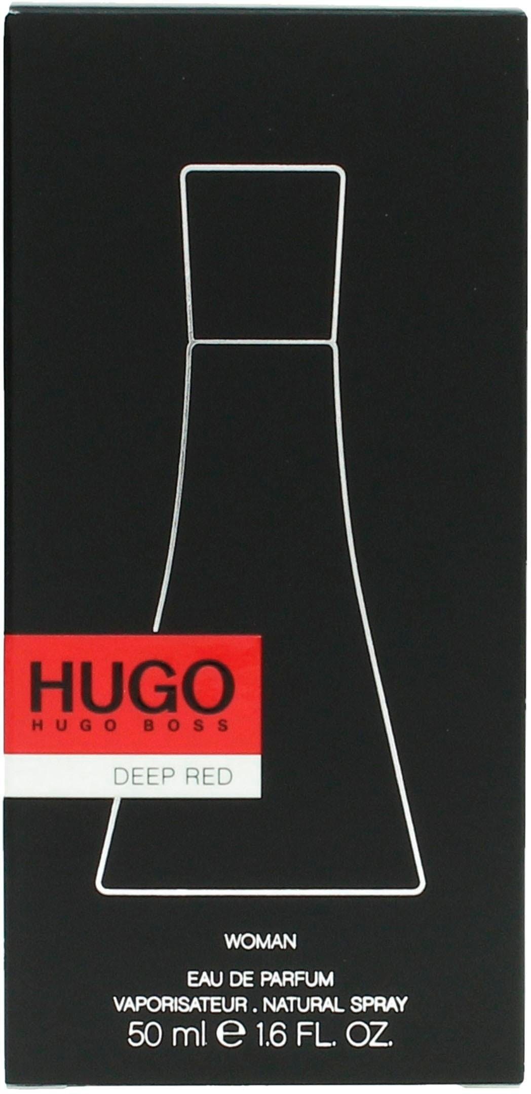 HUGO Eau de Parfum »Deep Red Woman«, mit selbstbewusstem Charakter
