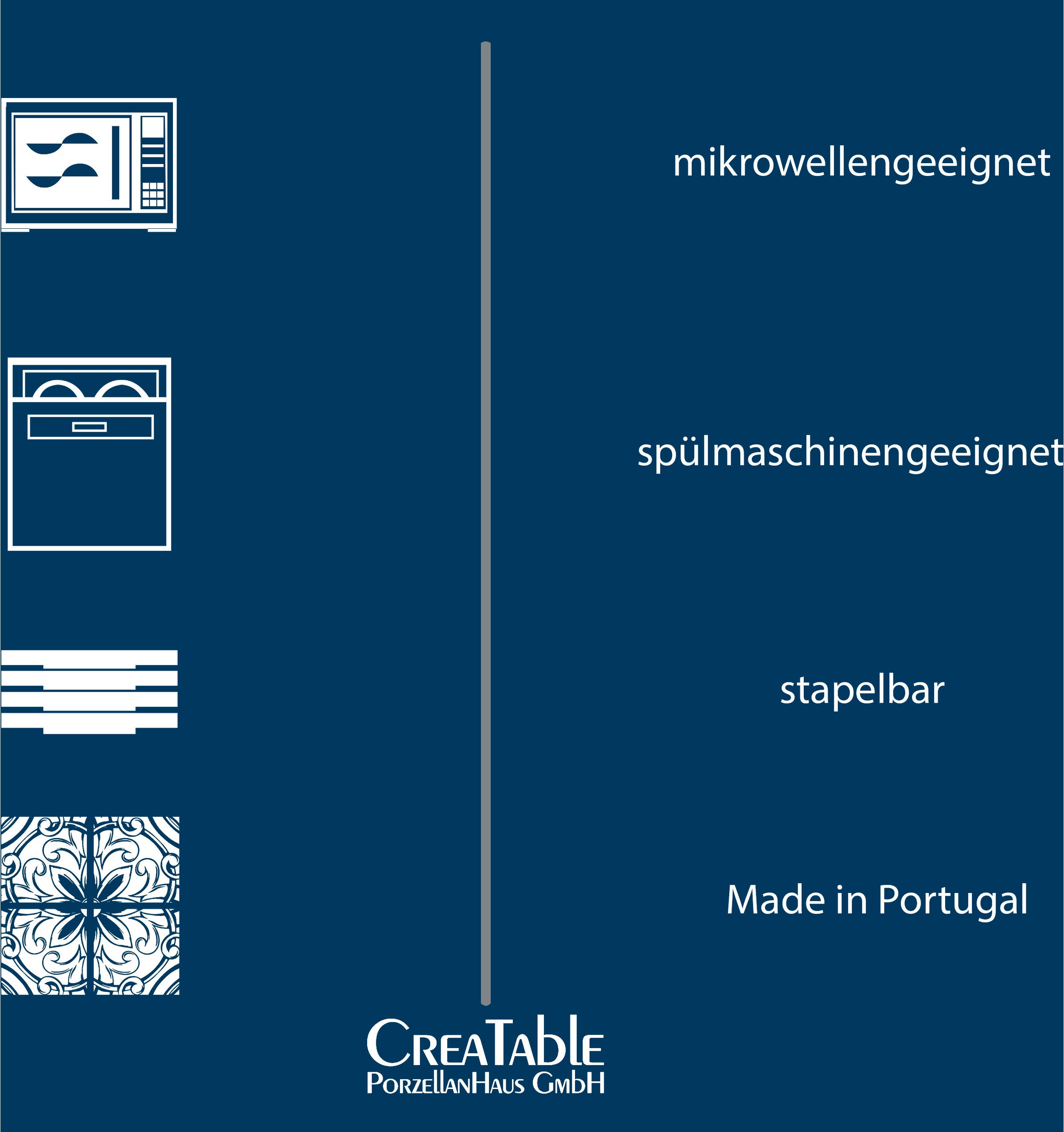 CreaTable Servierplatte »Uno Black«, (1 tlg.), Premiumproduktion "Made in Europe"
 mit seidenmatter Glasur, 33 cm