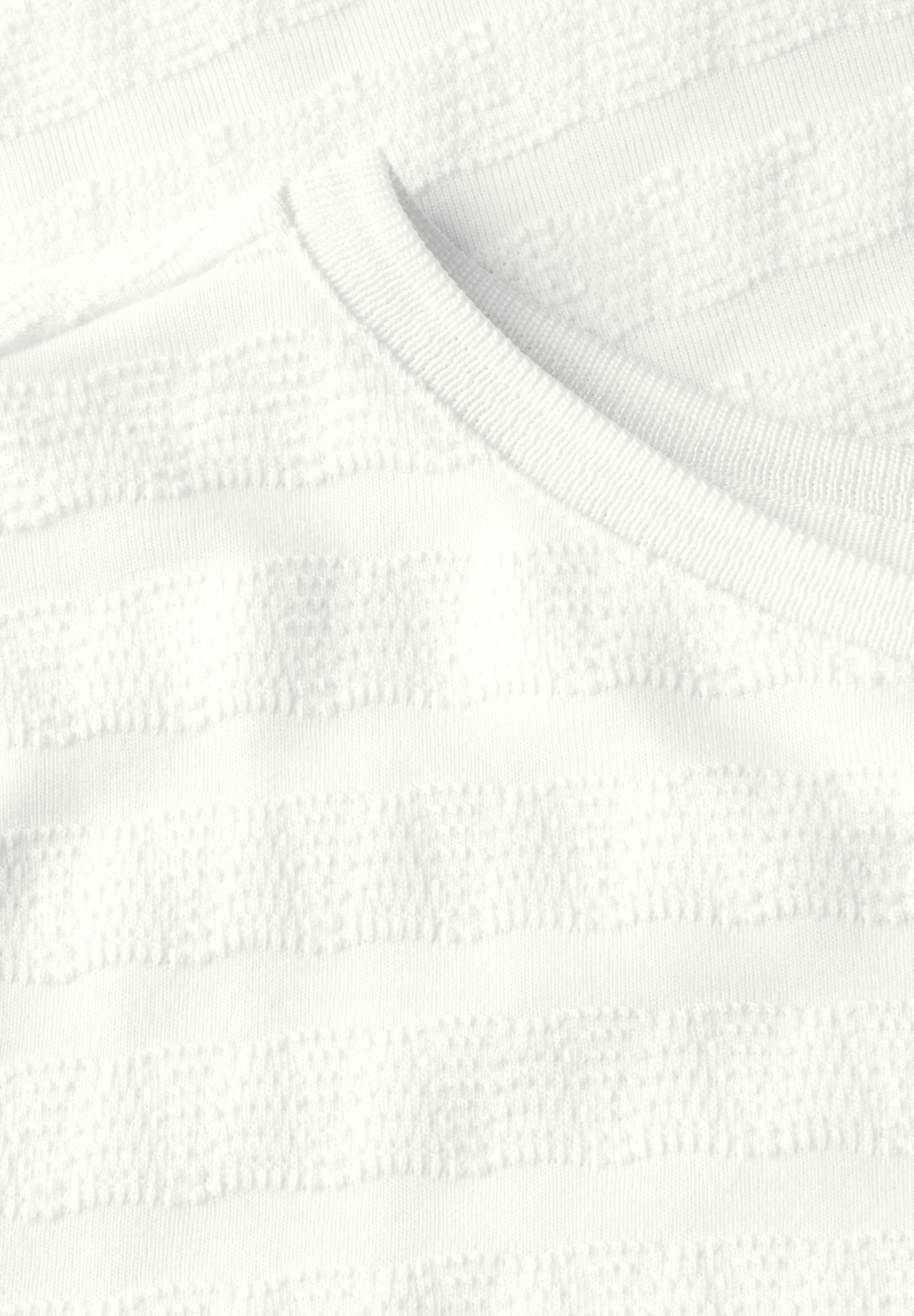 STREET ONE T-Shirt, mit Struktur Muster